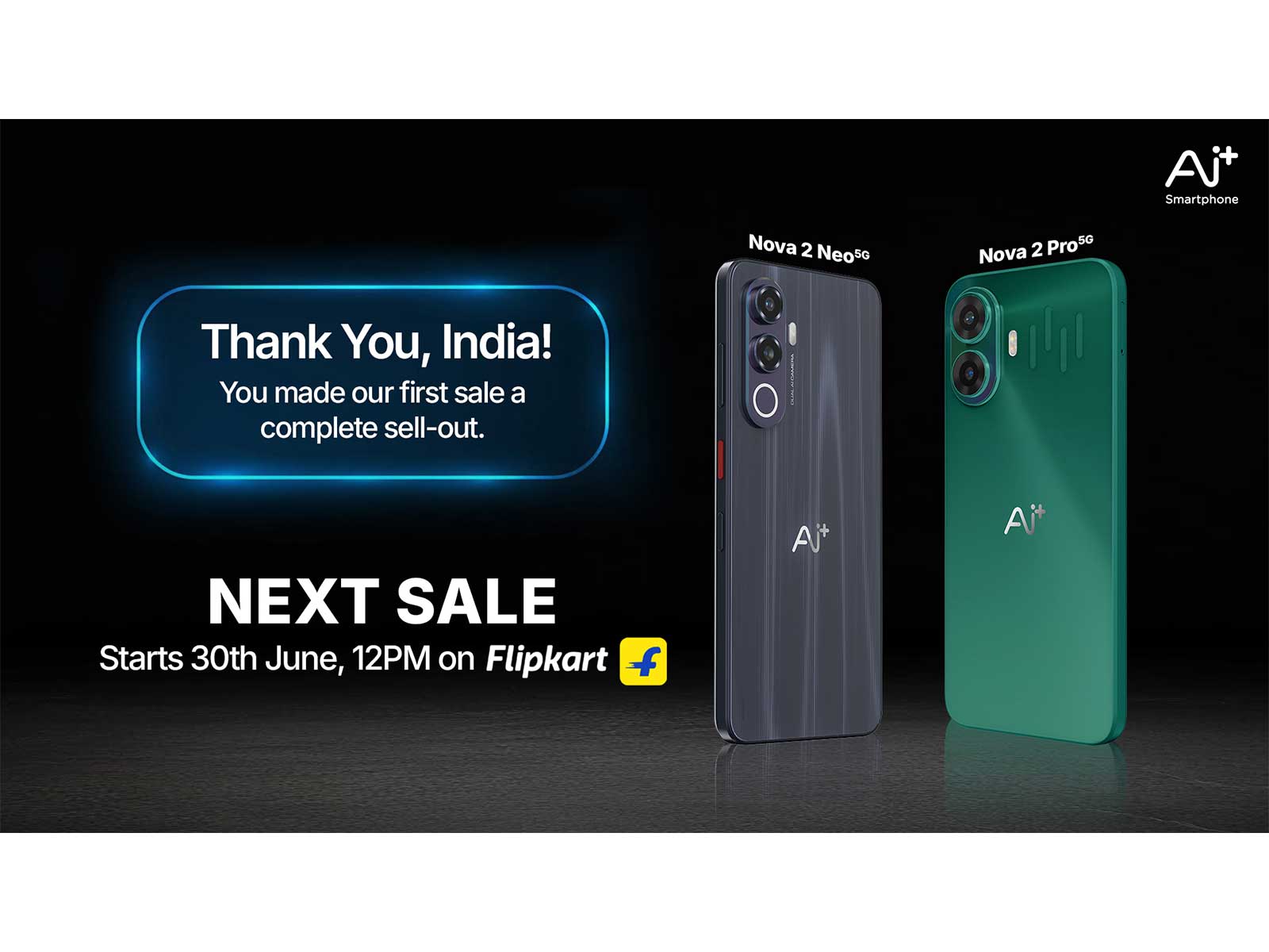 Nova 2 Neo5G and Nova 2 Pro5G Next Sale Starts 30th June, 12 PM on Flipkart