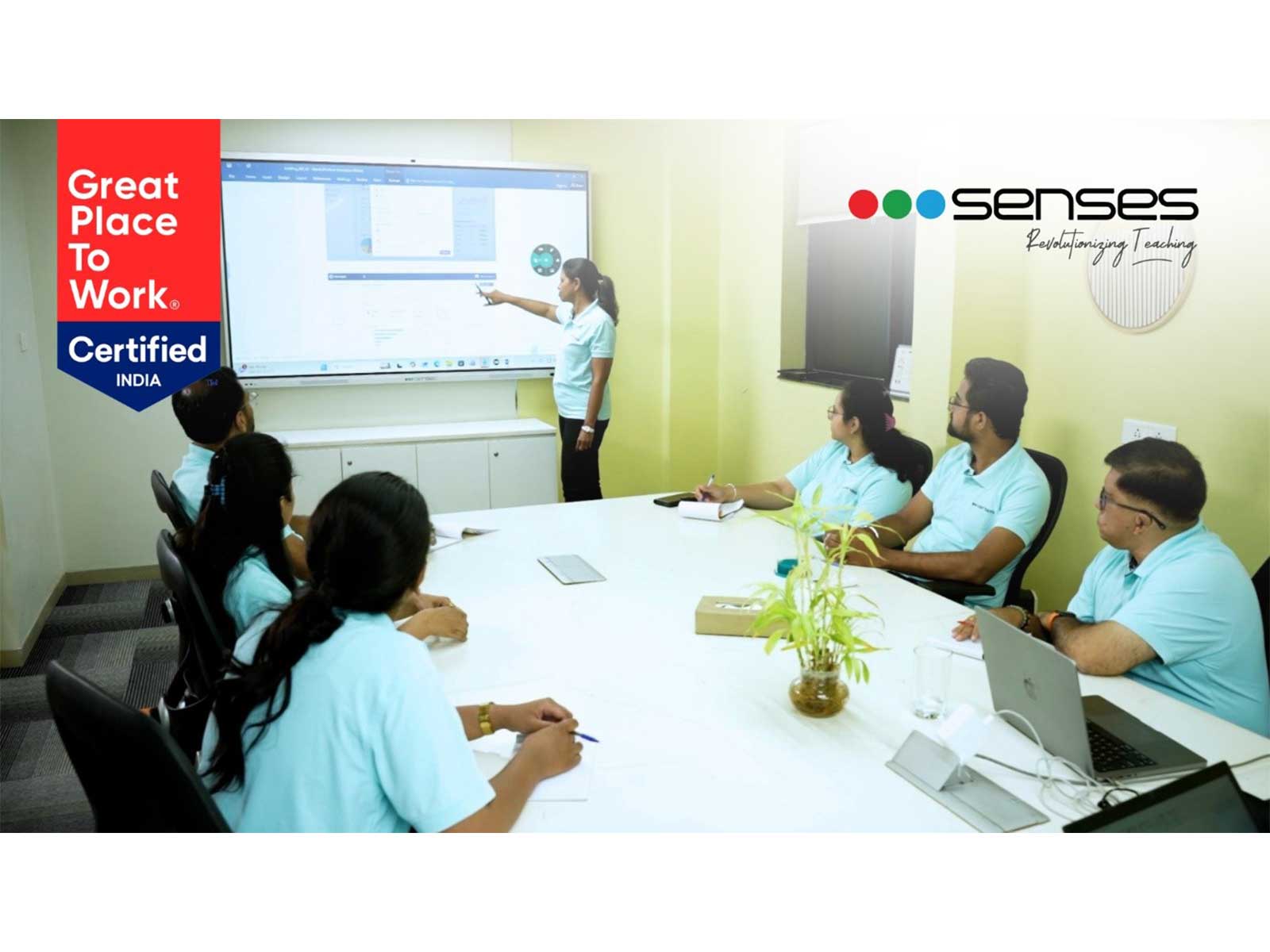 Senses Electronics Recognized as a Great Place To Work® Certified Company, Reinforcing Its People-First Culture