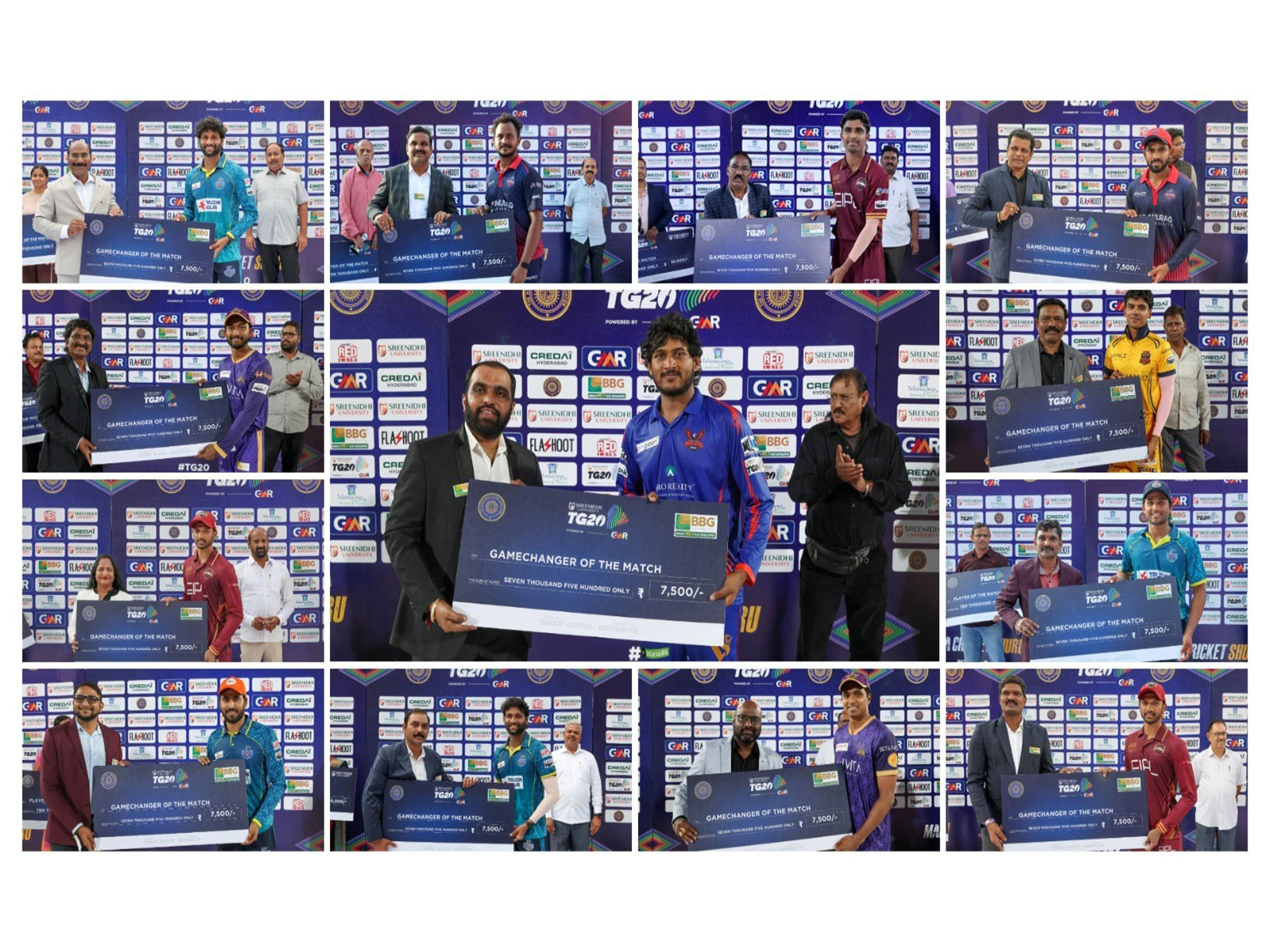 BBG Celebrates Telangana's Cricketing Talent with the 'Game Changer of the Match' Awards