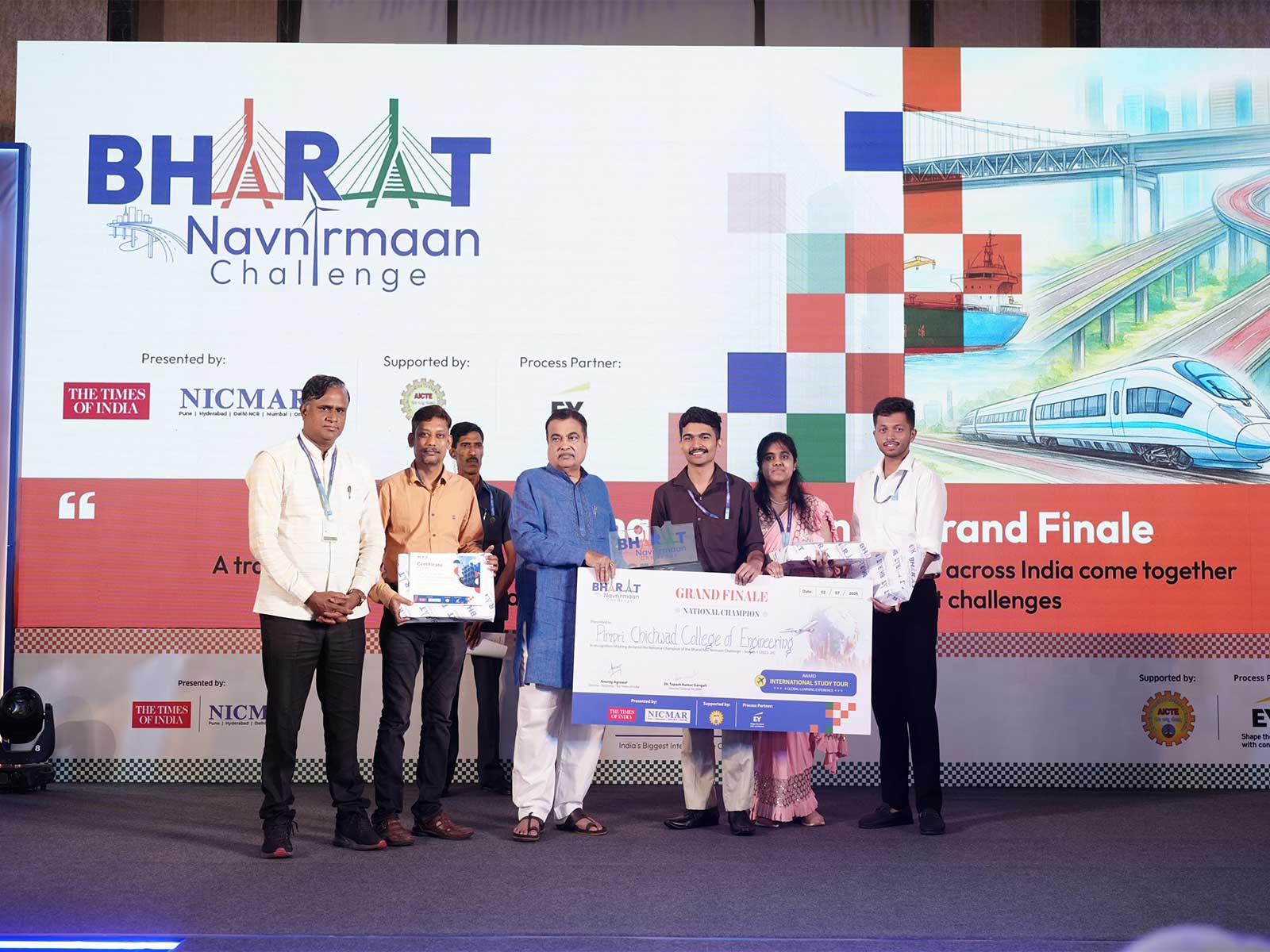 NICMAR Brings India's Brightest Infrastructure Talent Together at the Grand Finale of Bharat Nav-Nirmaan Challenge