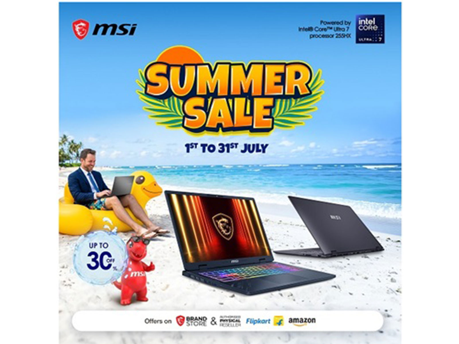 MSI Joins the Flipkart GOAT Sale with Special Pricing Across Gaming and Productivity Laptops