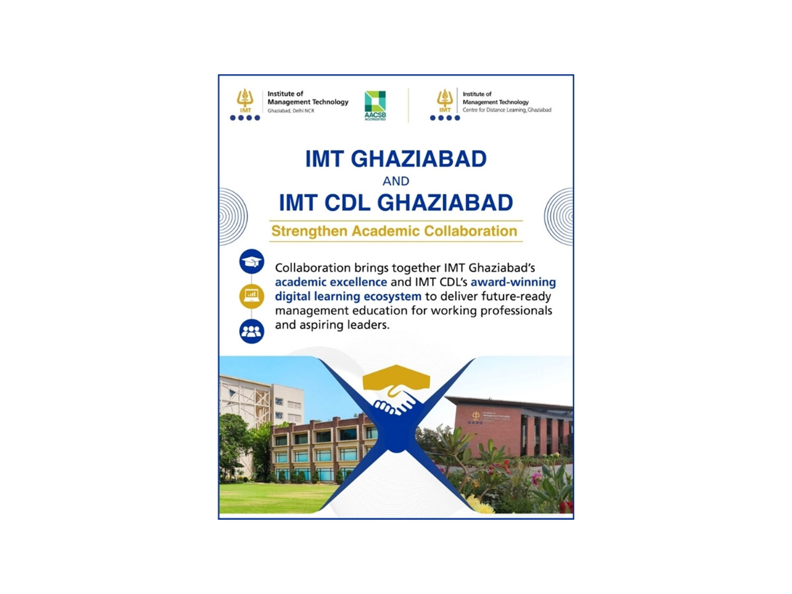 IMT Ghaziabad and IMT CDL Ghaziabad Strengthen Academic Collaboration as July 2026 Session Gets Underway