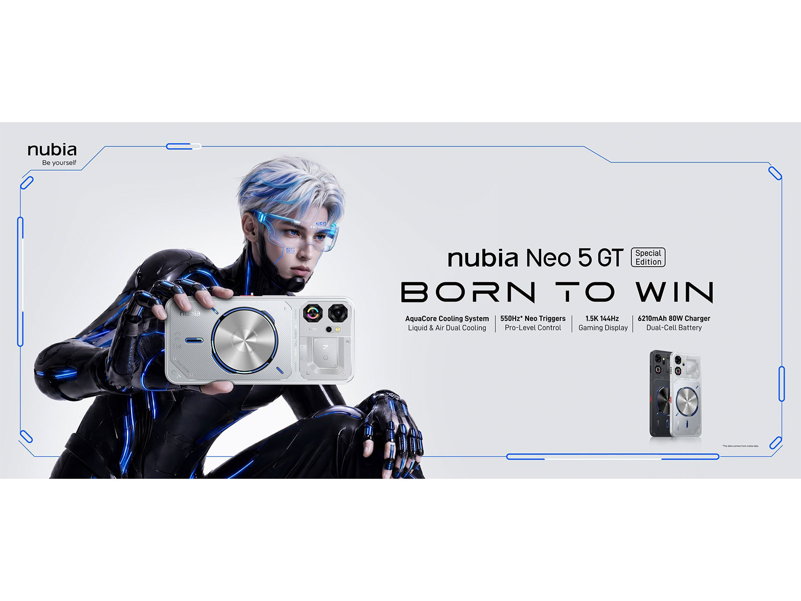 nubia Neo 5 GT Special Edition Debuts with the First and Only Liquid and Air Dual Active Cooling System in Its Class