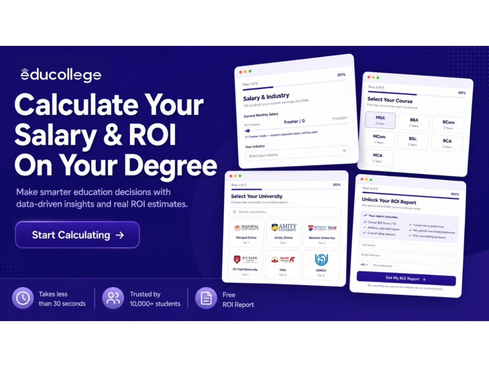 EduCollege Launches Degree ROI Calculator to Help Students and Working Professionals Make Data-Backed Education Decisions