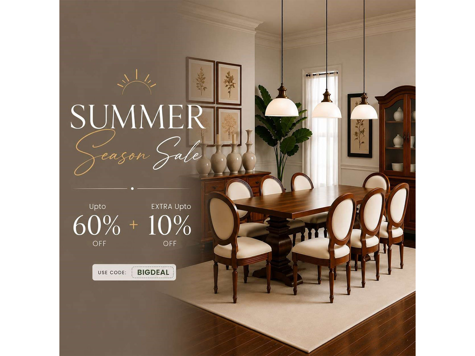 Homegrown furniture brand invites shoppers to refresh their homes with authentic, artisan-made wooden furniture.