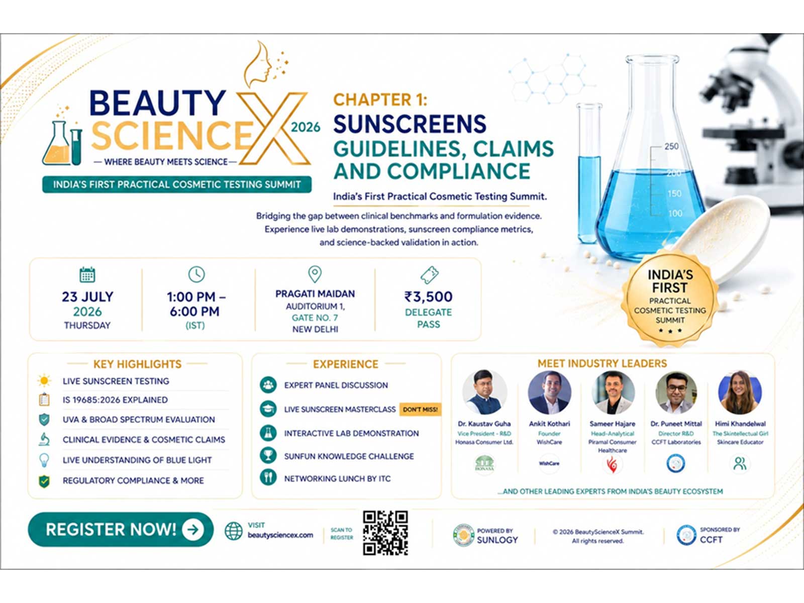 BeautyScienceX 2026 Unites India's Top Sunscreen Experts for Landmark Summit on the New IS 19685:2026 Standard