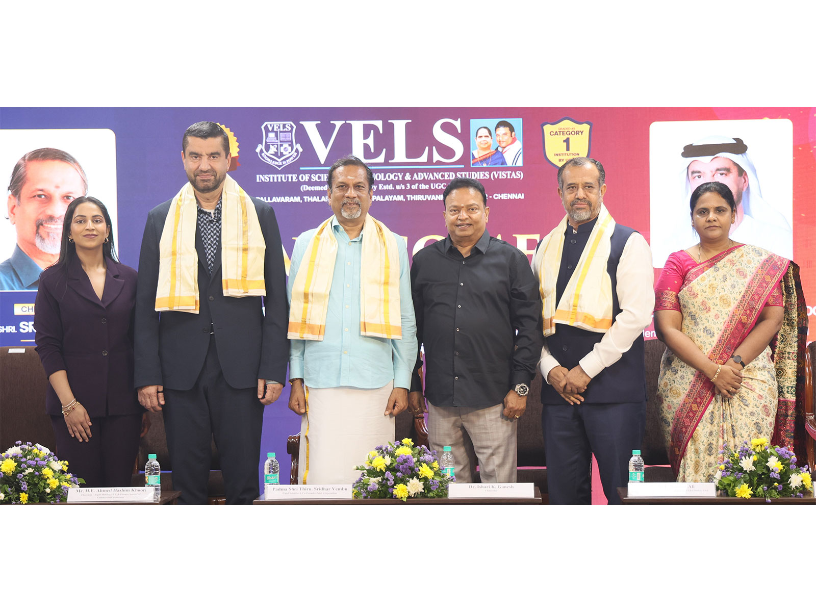Padma Shri Sridhar Vembu Inaugurates VELS Thiruvanmiyur Campus - India's First AI-Integrated Vertical University Campus