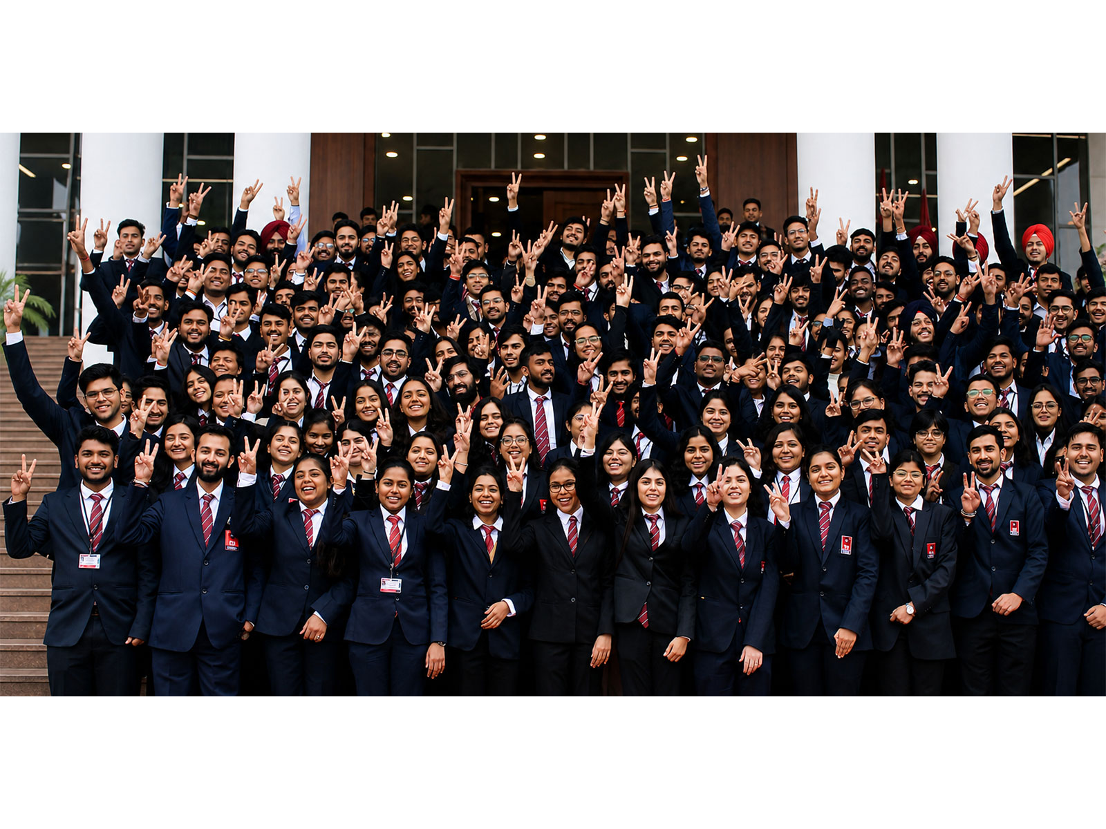 Some of the students who have received multiple offers from hospitality, tourism & airlines and airport management global brands