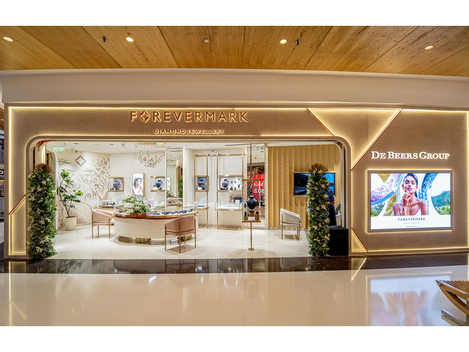 The new Forevermark Diamond Jewellery Store in South City Mall, Kolkata