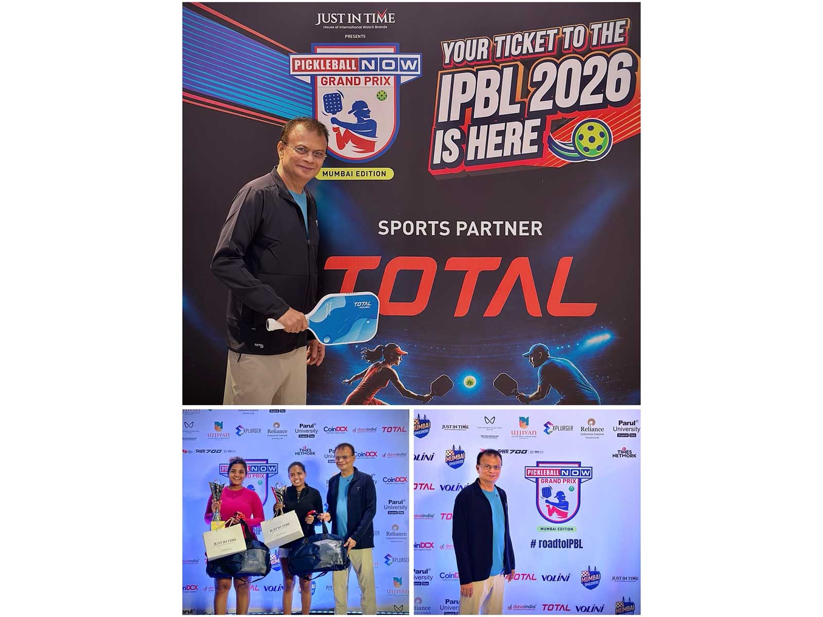 Total Sports & Fitness joins the Times Network Pickleball Grand Prix Mumbai Edition as the Exclusive Sports Partner