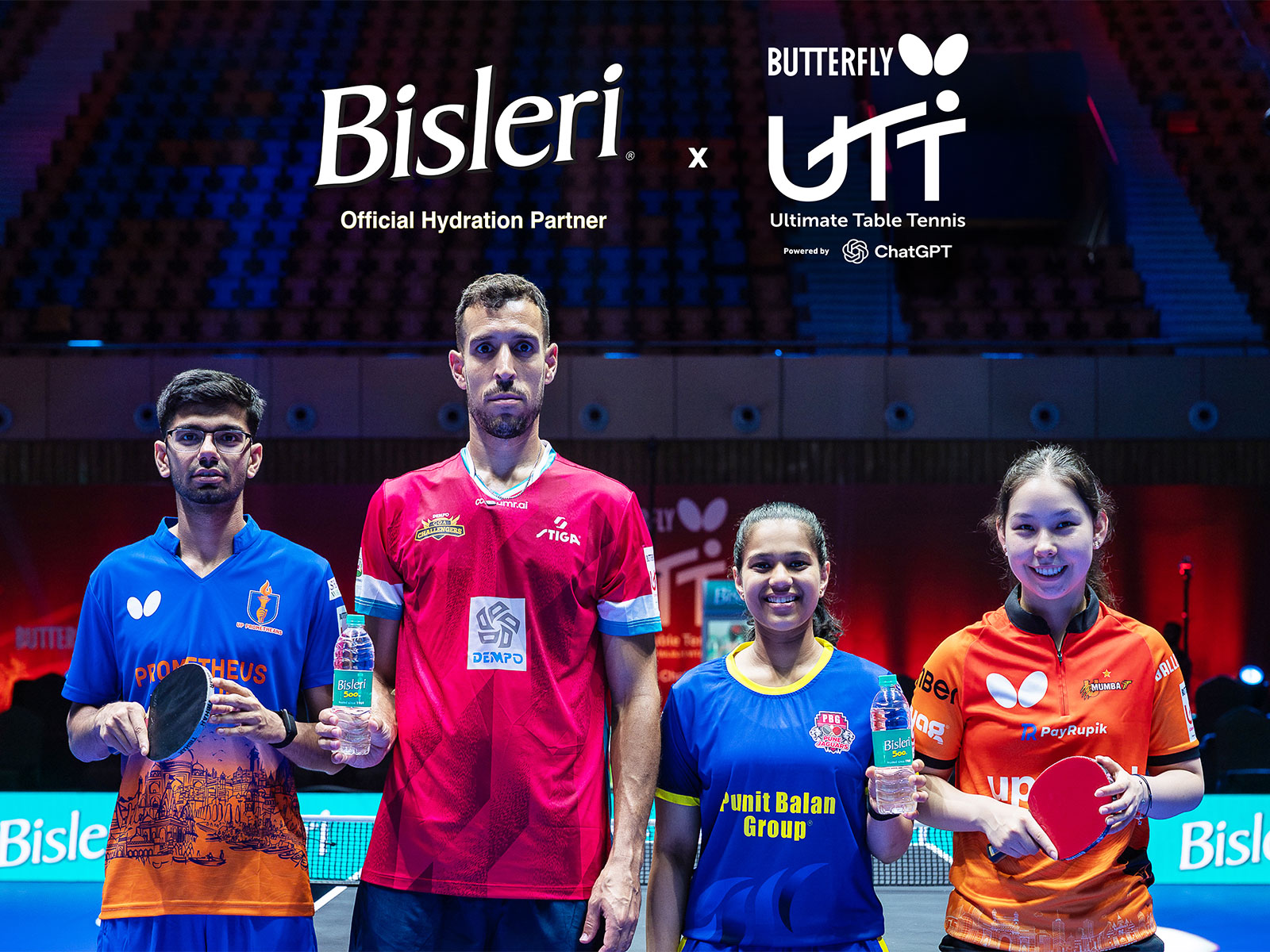 Bisleri International Partners with Ultimate Table Tennis as Official Hydration Partner for the Second Year