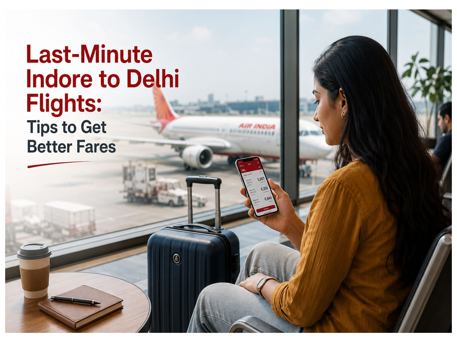 Last-Minute Indore to Delhi Flights: Tips to Get Better Fares