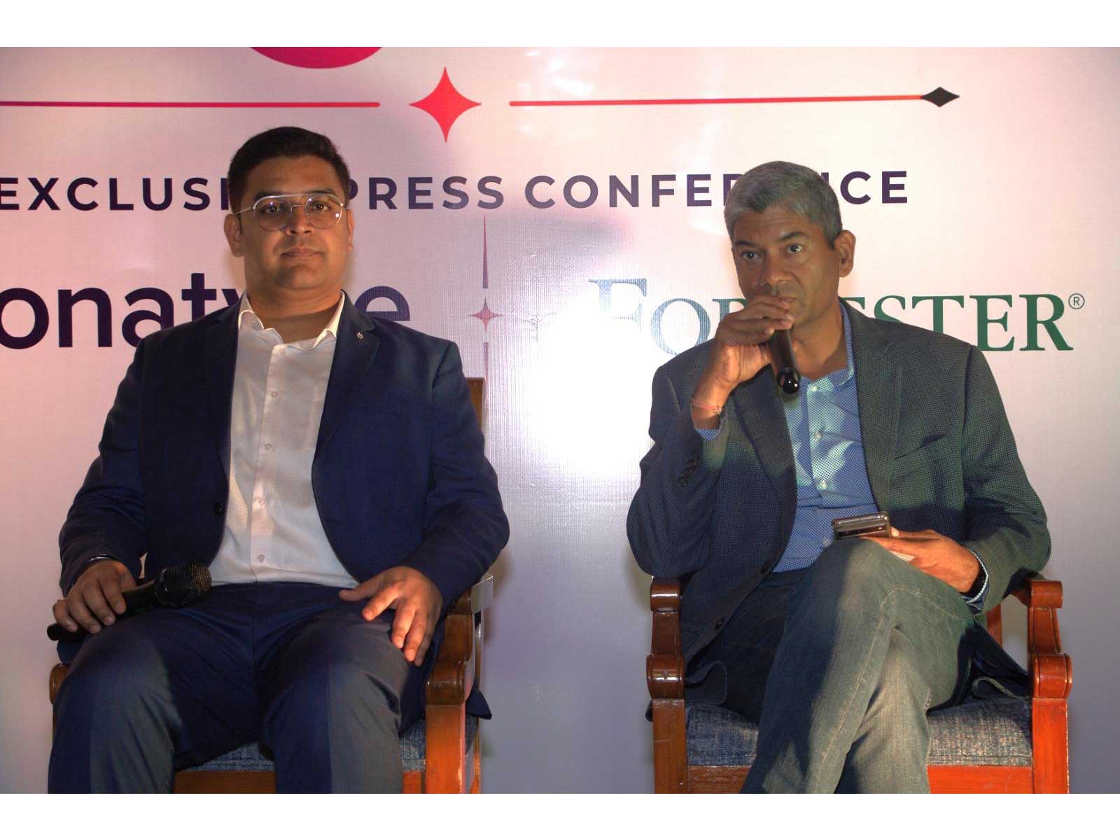 Abhishek Chauhan, Senior Director of Technology and India Country Head, Sonatype and Ashutosh Sharma, VP, Principal Analyst, Forrester at the launch of the research report