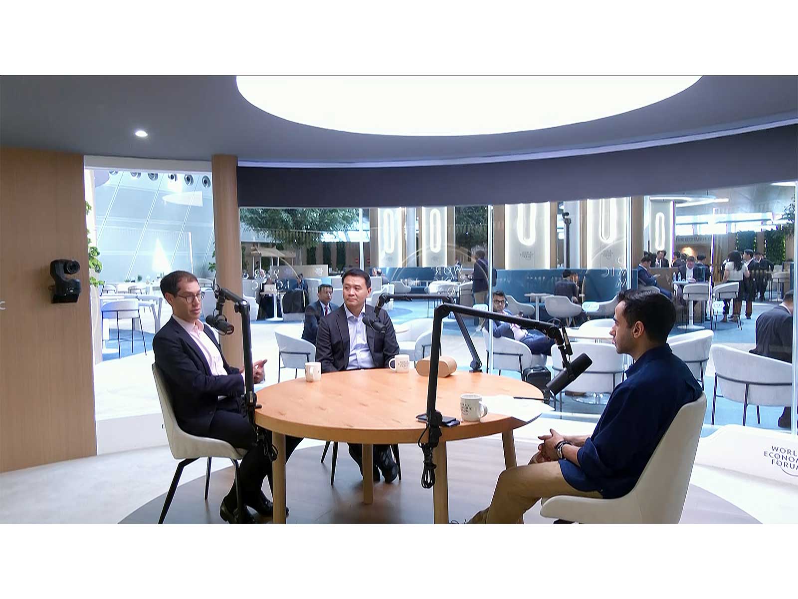 Matthew Klein and Professor Ning Zhu with Nikhil Kamath on People by WTF