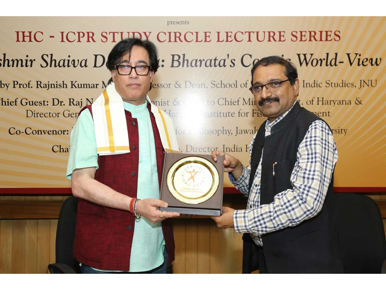 IHC-ICPR Study Circle Explores Kashmir Shaivism as Bharat's Cosmic Worldview