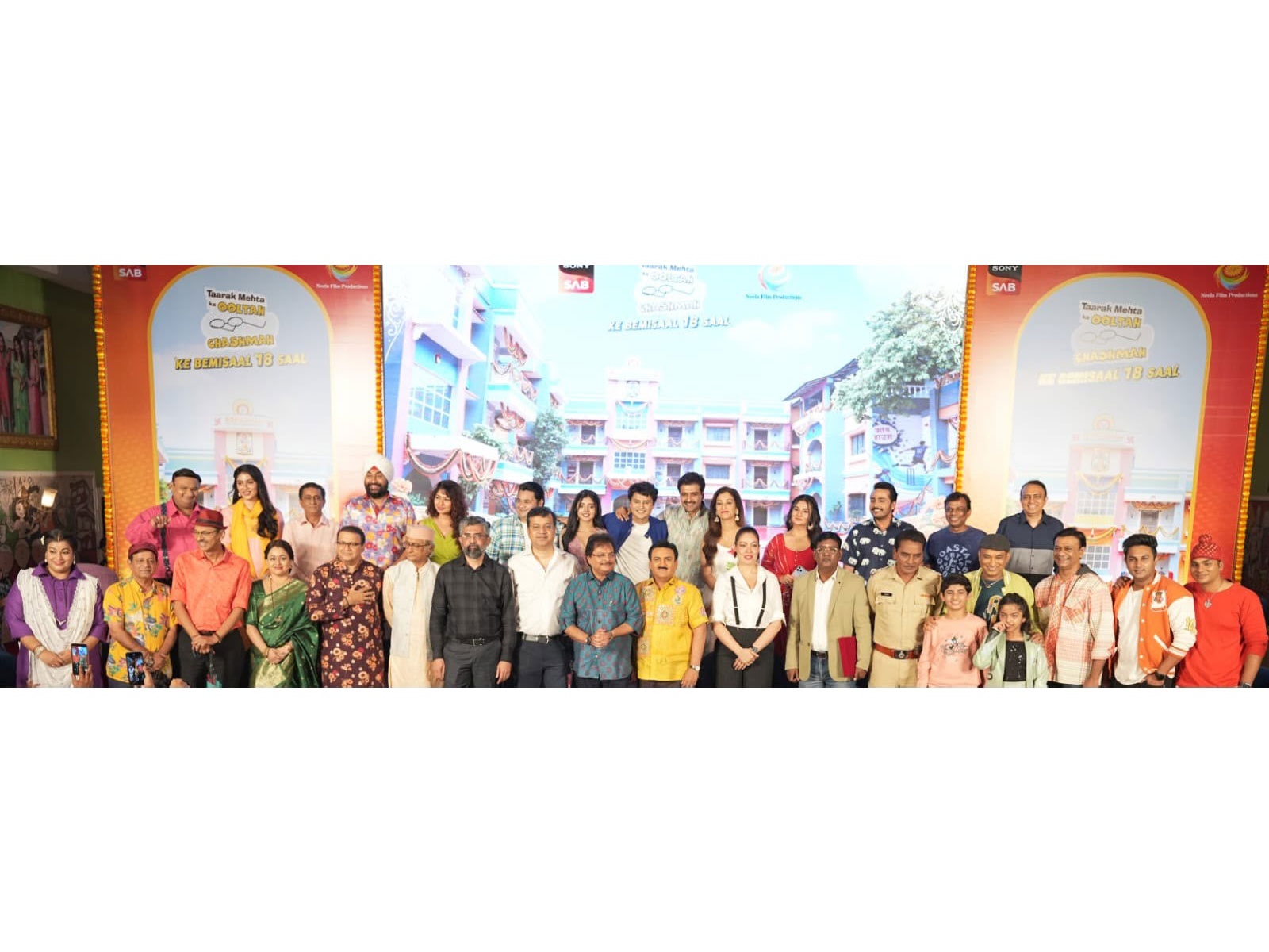 Sony SAB, Neela Film Productions and the TMKOC cast celebrate 18 glorious years with the unveiling of the all-new Gokuldham Society