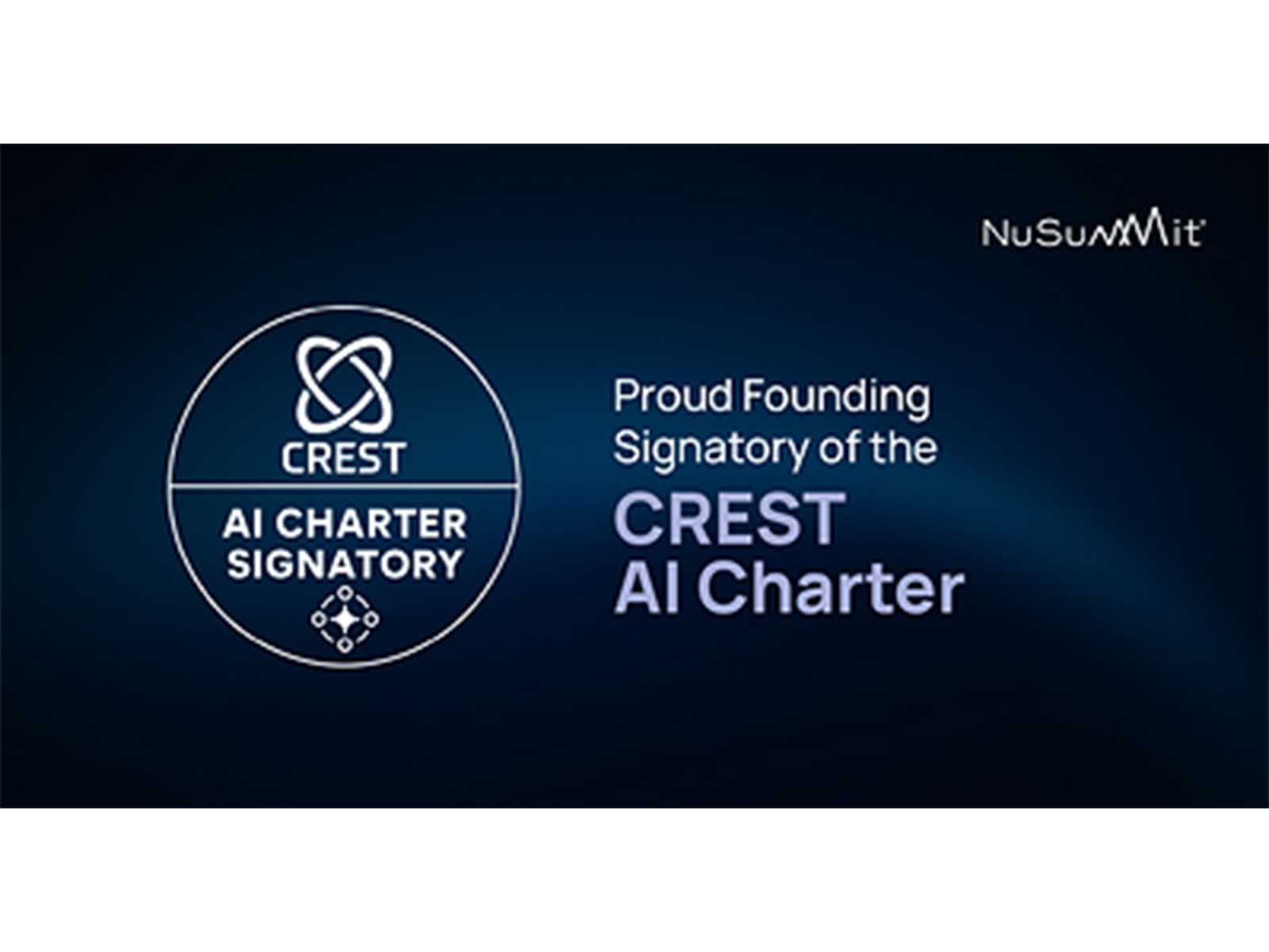 NuSummit Joins CREST AI Charter Founding Signatories to Advance Trusted AI in Cybersecurity