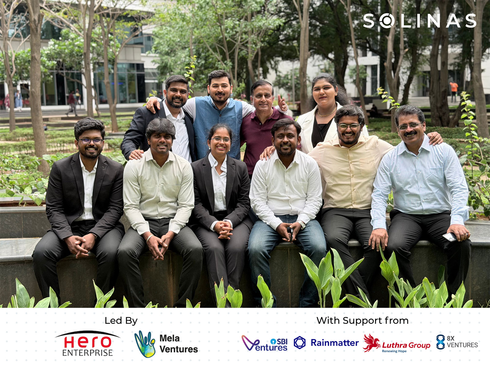 Team Solinas Integrity, robotics startup incubated at IIT Madras, backed by Hero Enterprise, Mela Ventures, SBI Ventures, Rainmatter, Luthra Group and 8X Ventures