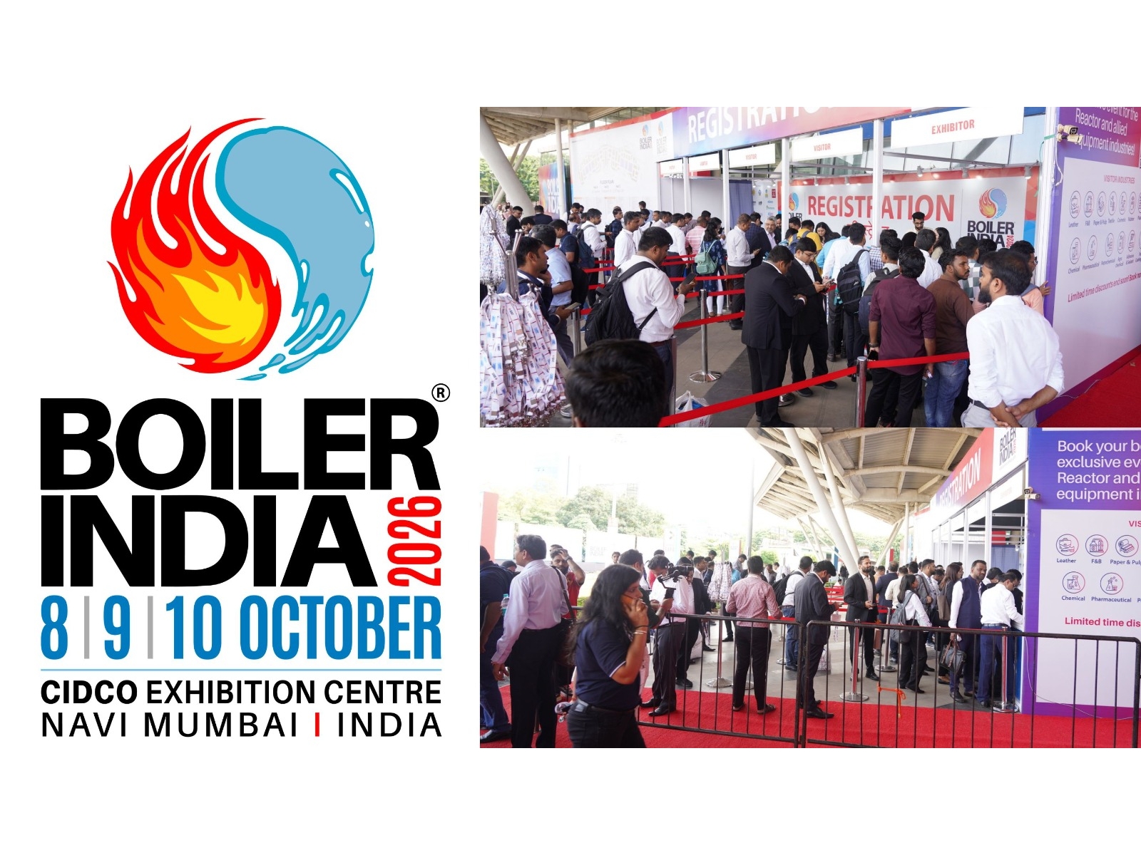 Over 200 exhibitors and 15,000+ trade visitors from 30+ nations will bring India's fragmented boiler and steam ecosystem under one roof from October 8 to 10.
