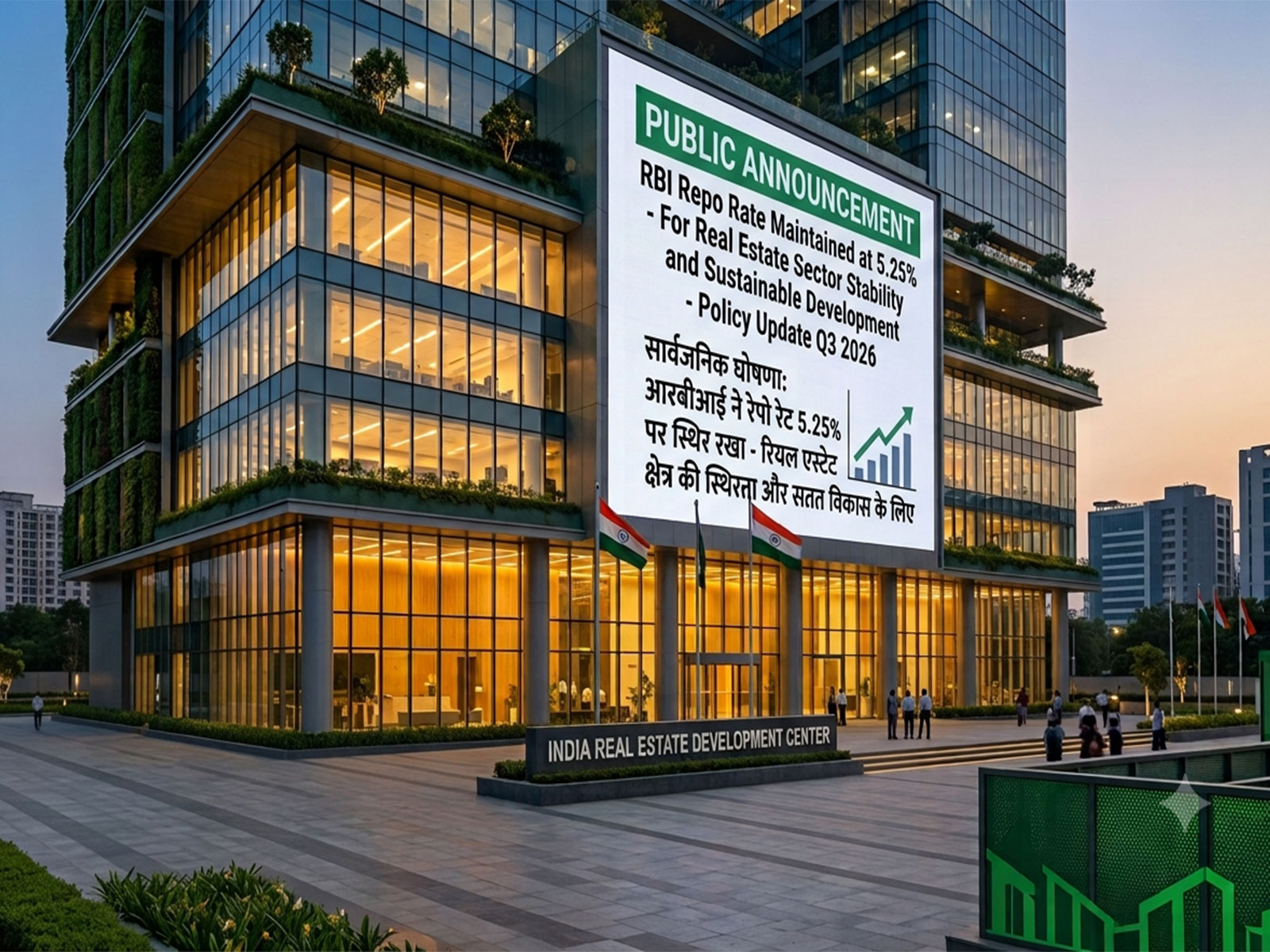Real estate leaders welcomed the RBI's decision to keep the repo rate unchanged at 5.25%, citing greater policy stability and stronger confidence across the sector