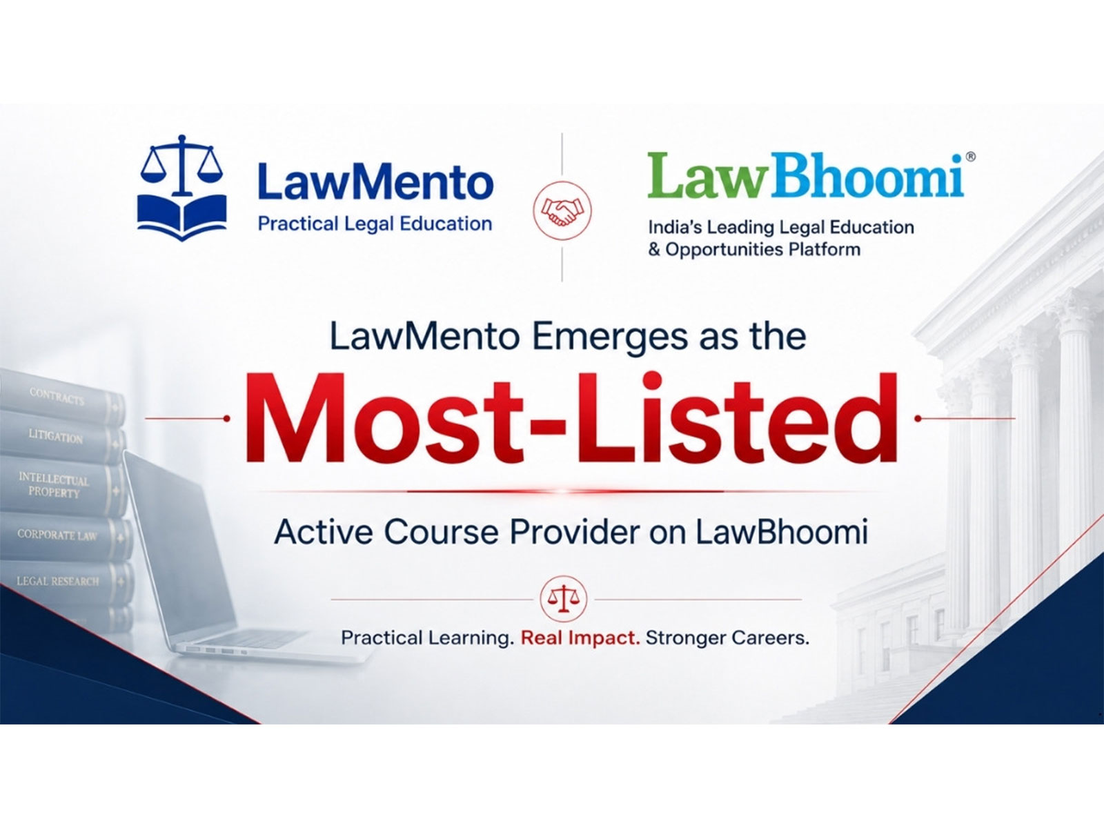 LawMento Emerges as the Most-Listed Active Course Provider on LawBhoomi