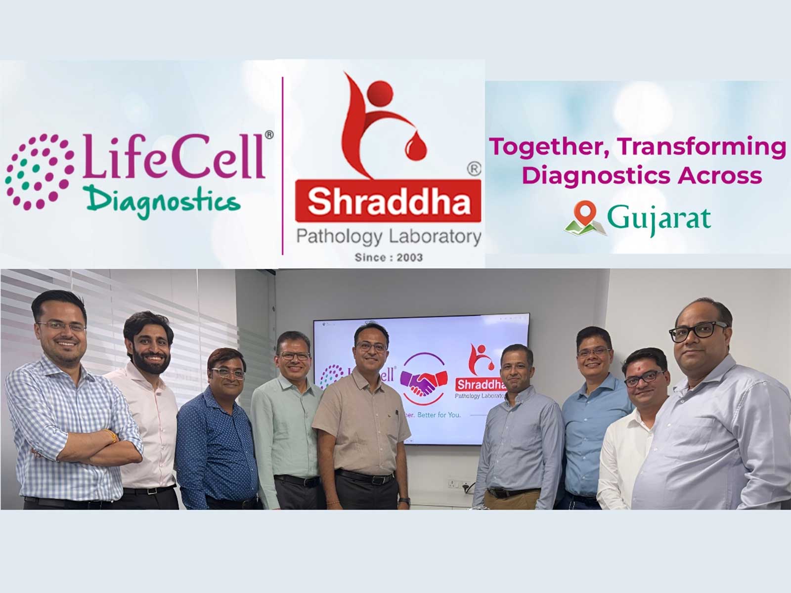 Strategic partnership brings together, Ahmedabad and Surat, and a combined test portfolio of 4,500 tests