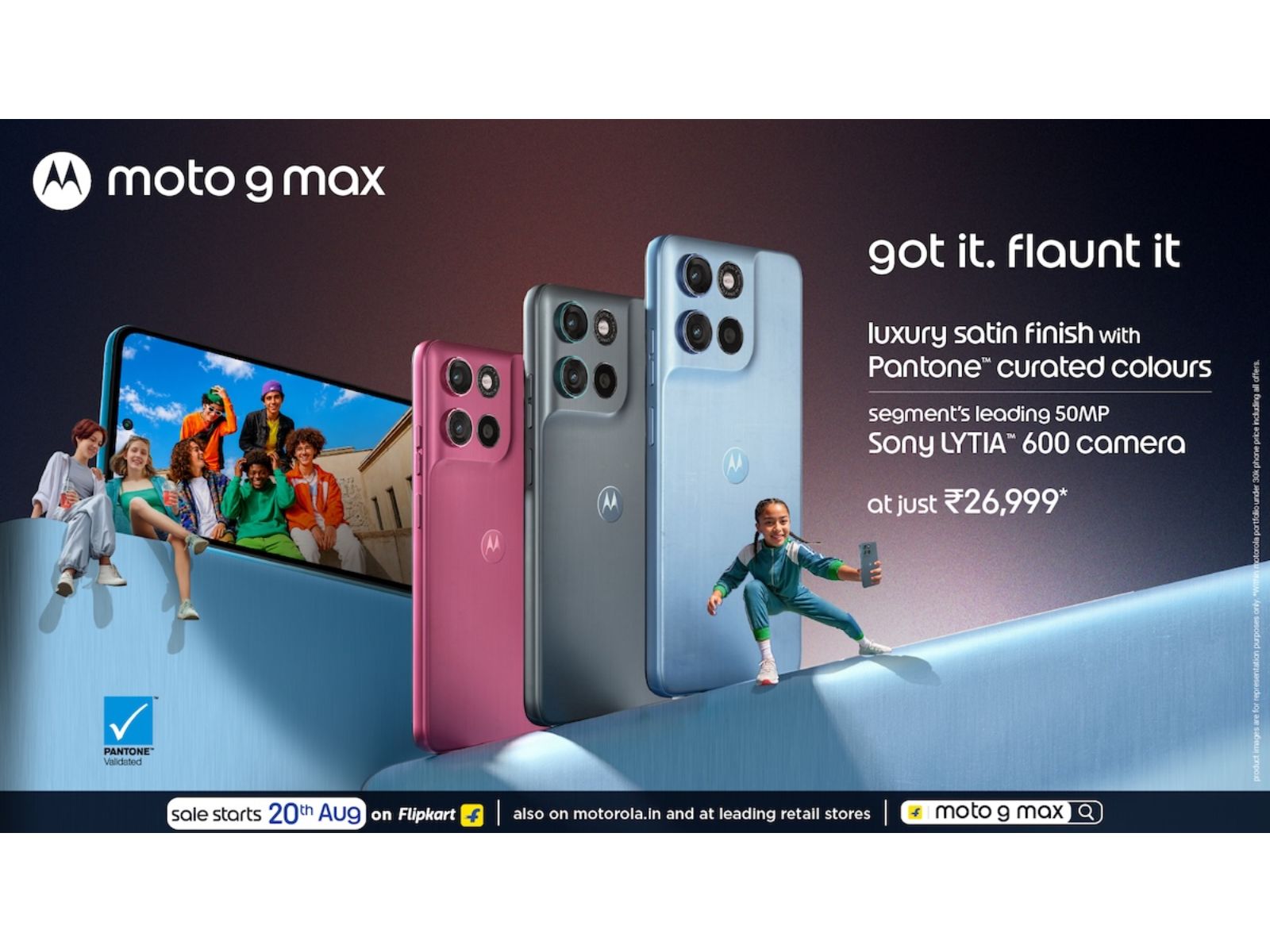 Motorola launches the moto g max at Rs. 26,999*