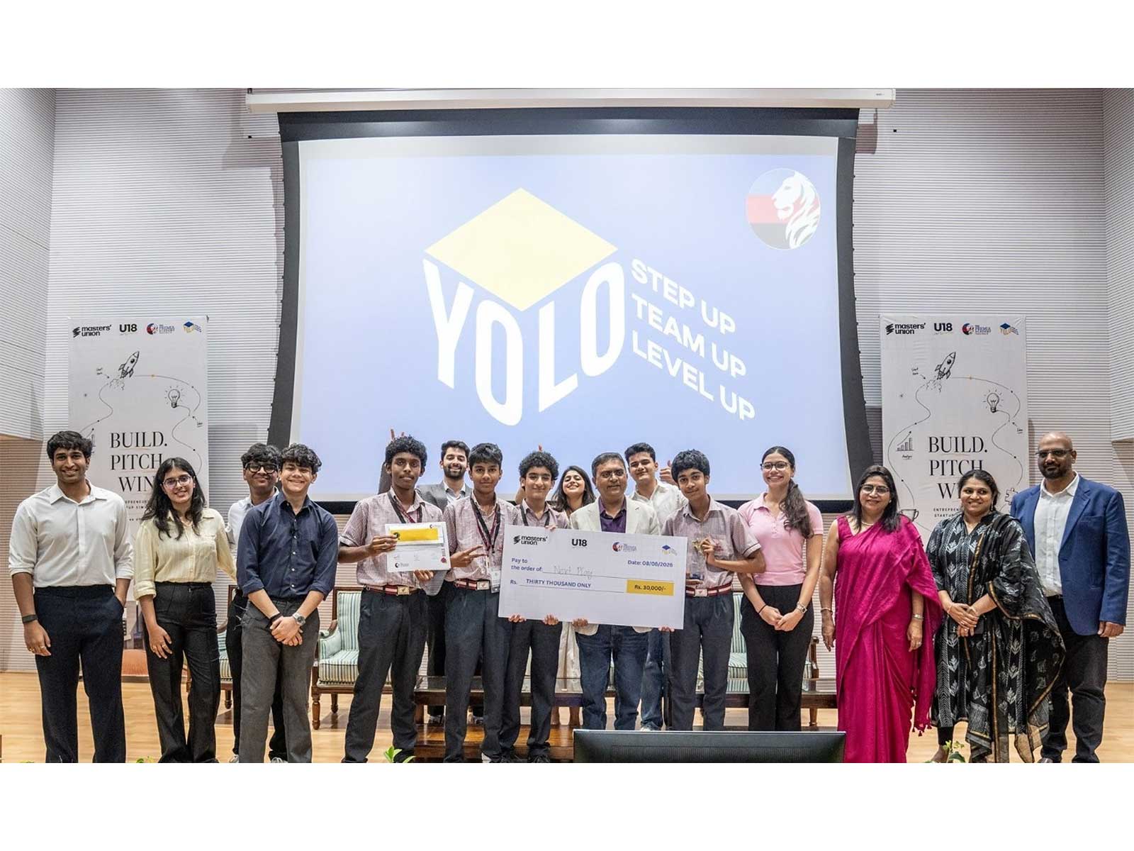 Winner takes it all. Congratulations to the Team: Idea- Next Play