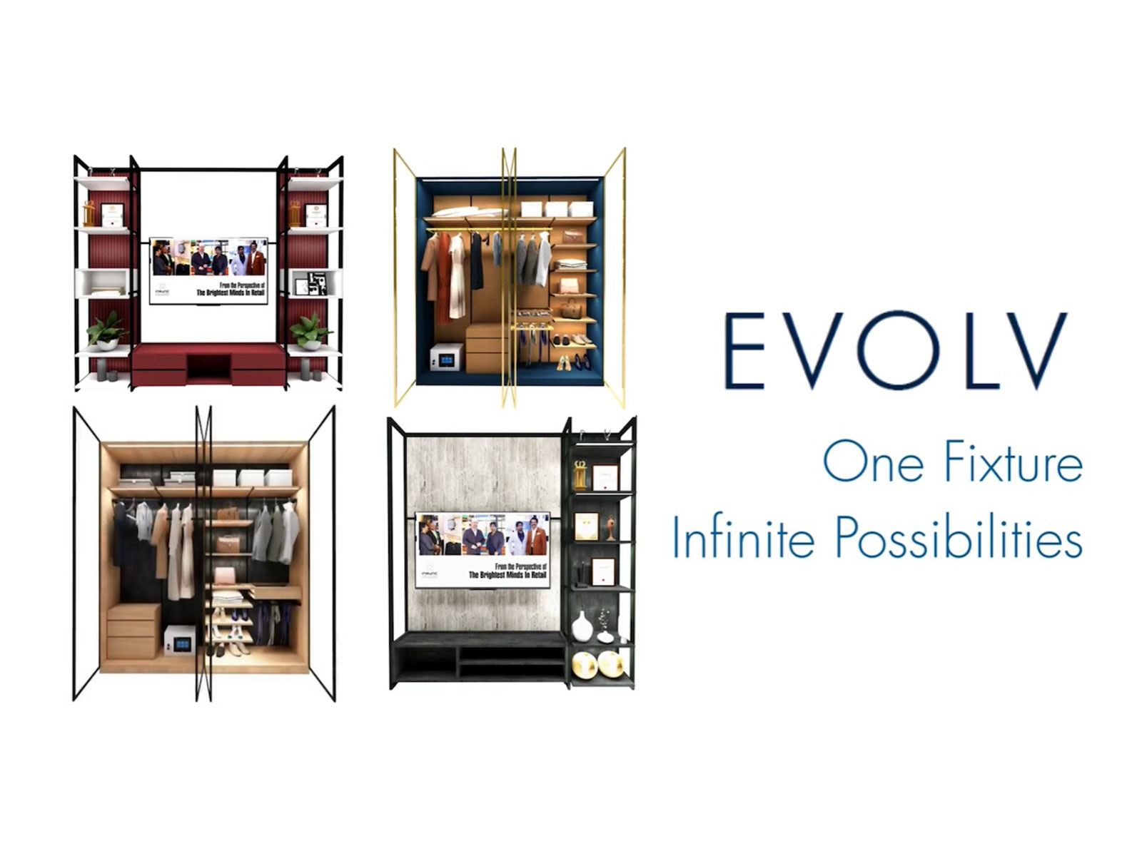 From wardrobe to media units, EVOLV Fit-N-Light adapts effortlessly across applications, maintaining design continuity throughout the space.