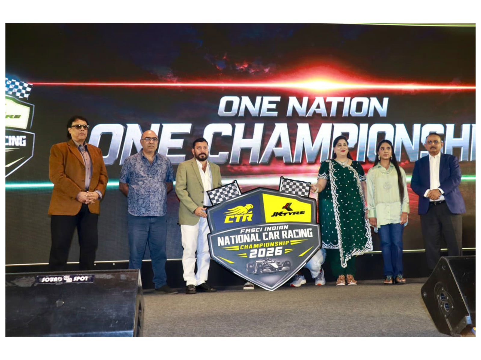 CTR-JK Tyre FMSCI Indian National Car Racing Championship 2026 Unveiled in Chennai