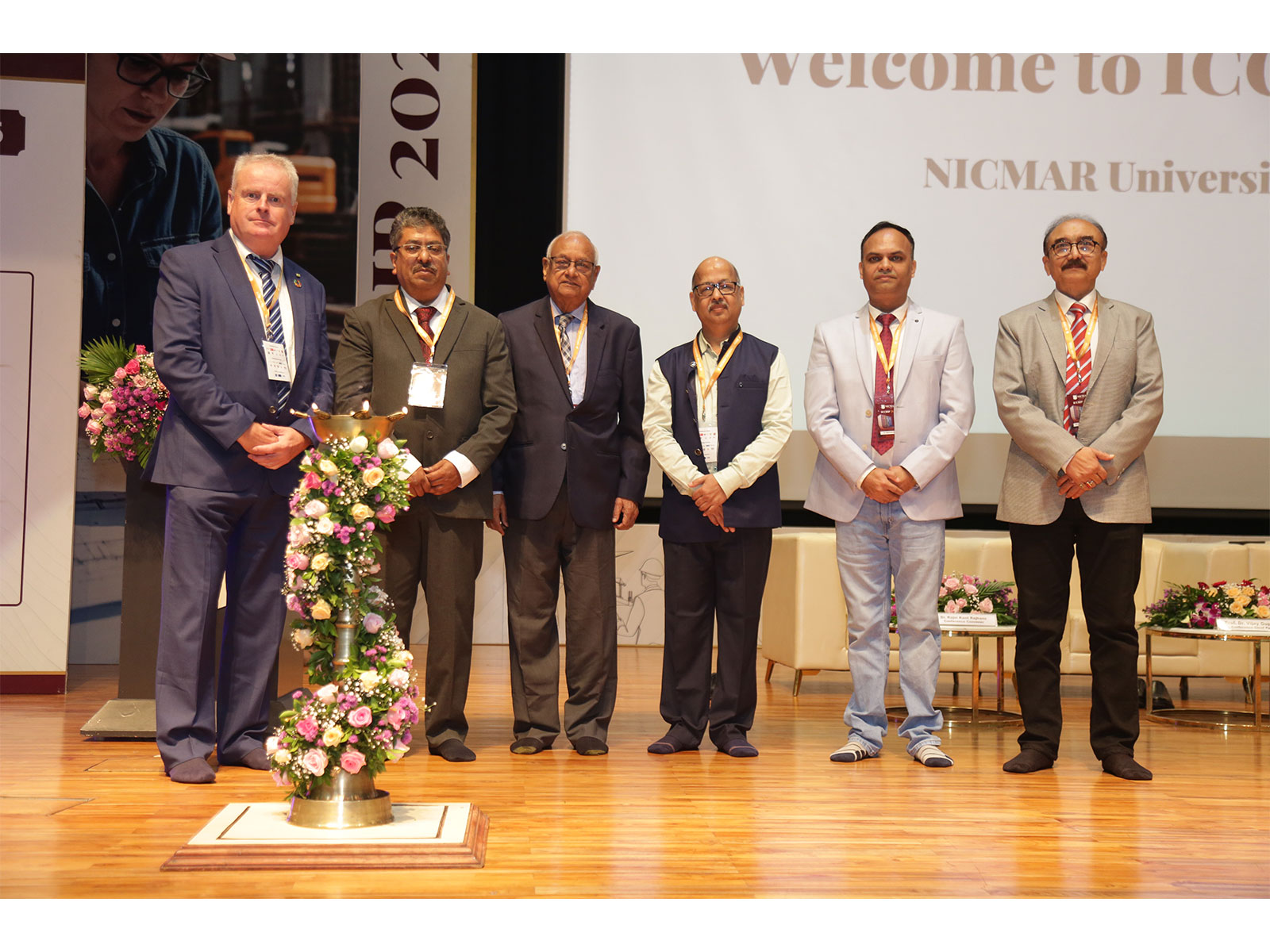  L-R: Mr. Don Ward, Mr. Jayanta Basu, Dr. Vijay Gupchup, Dr. Anil L Agarwal, Dr. Rajni Kant Rajhans and Dr. Tapash Kumar Ganguli at 10th Edition of ICCRIP 2026