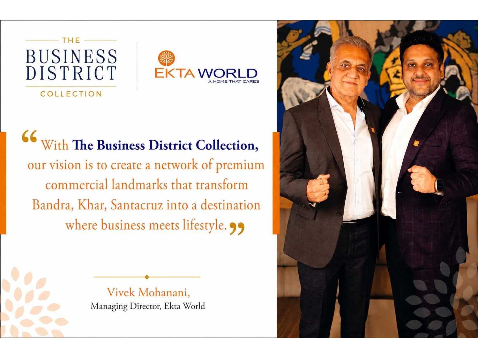 Ekta World Launches 'The Business District Collection' with Six Premium Commercial Projects Across Bandra, Khar and Santacruz West