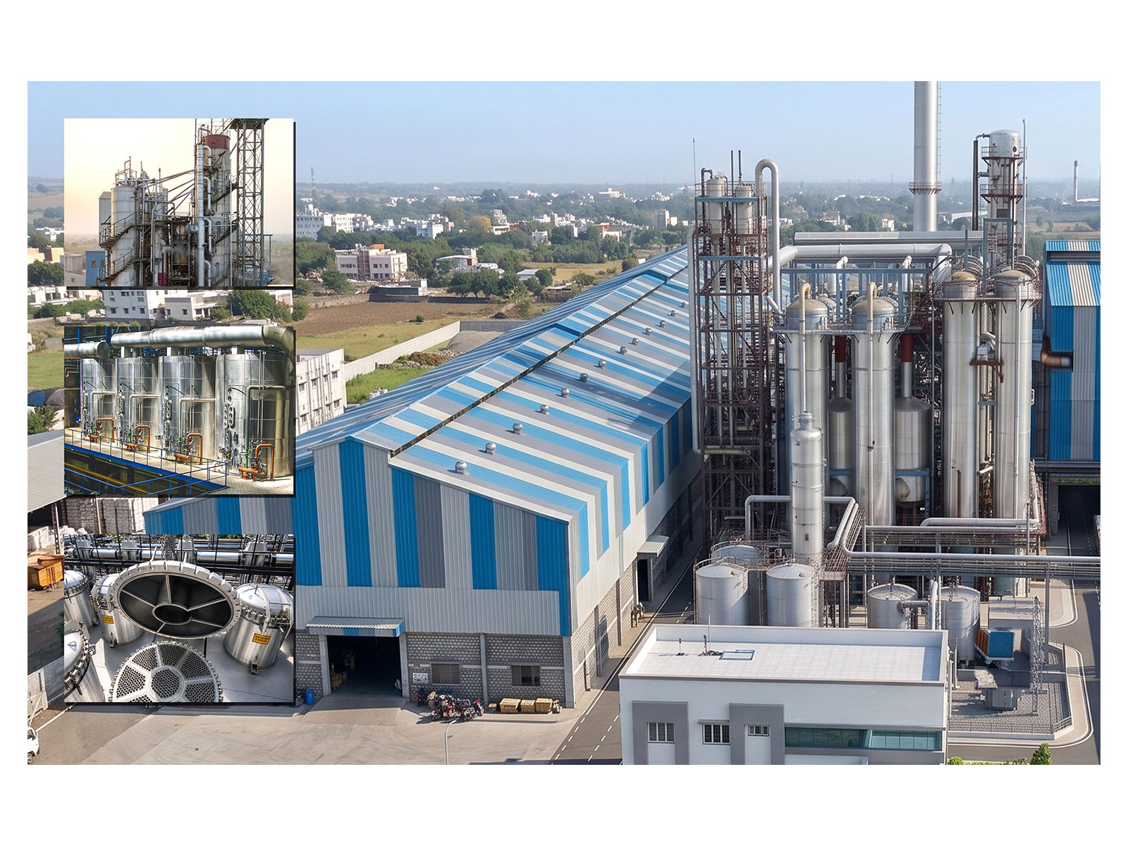 Pictures of Sugar Factory Equipment Manufactured by Spray Engineering Devices (SED)