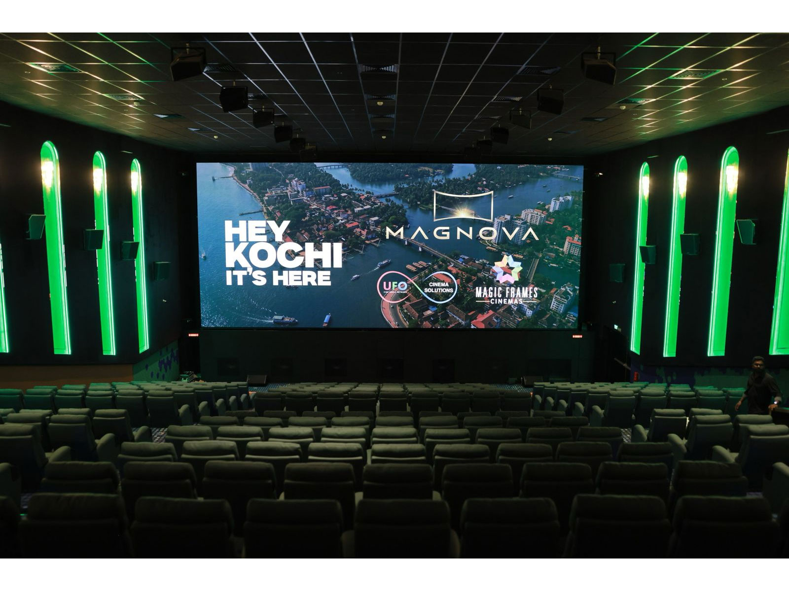 UFO Cinema Solutions Introduces India's First Acoustic Transparent Direct View 4K HDR LED Cinema Screen