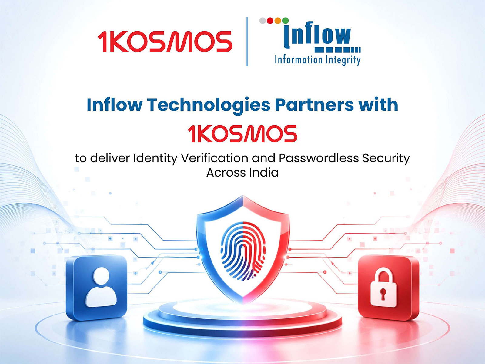 Inflow Technologies Partners with 1Kosmos to Deliver Identity Verification and Passwordless Security Across India