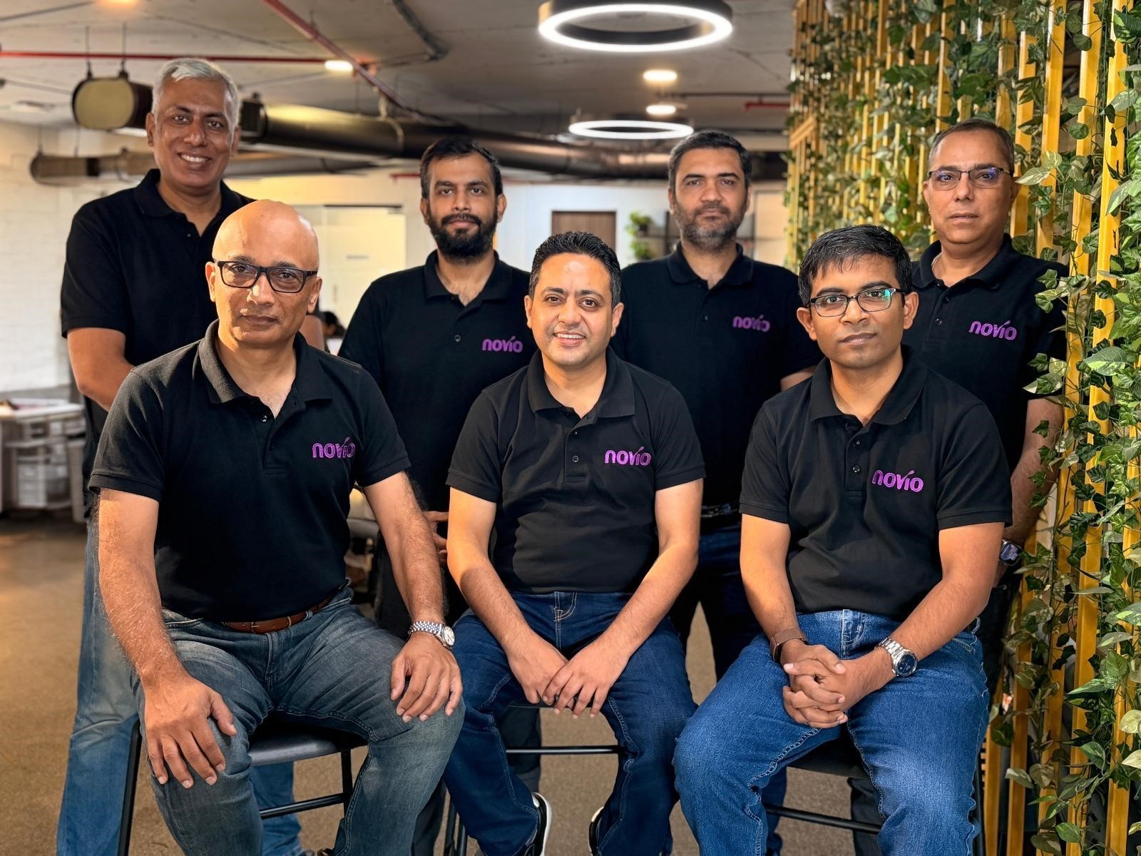 Front row left to right - Manish Sinha, Aditya Gupta, Kartik Shanker, Back row left to right - Sandeep Ghule, Lakshaya Maheshwari, Munjal Dhamecha, Anand Kapadia. 