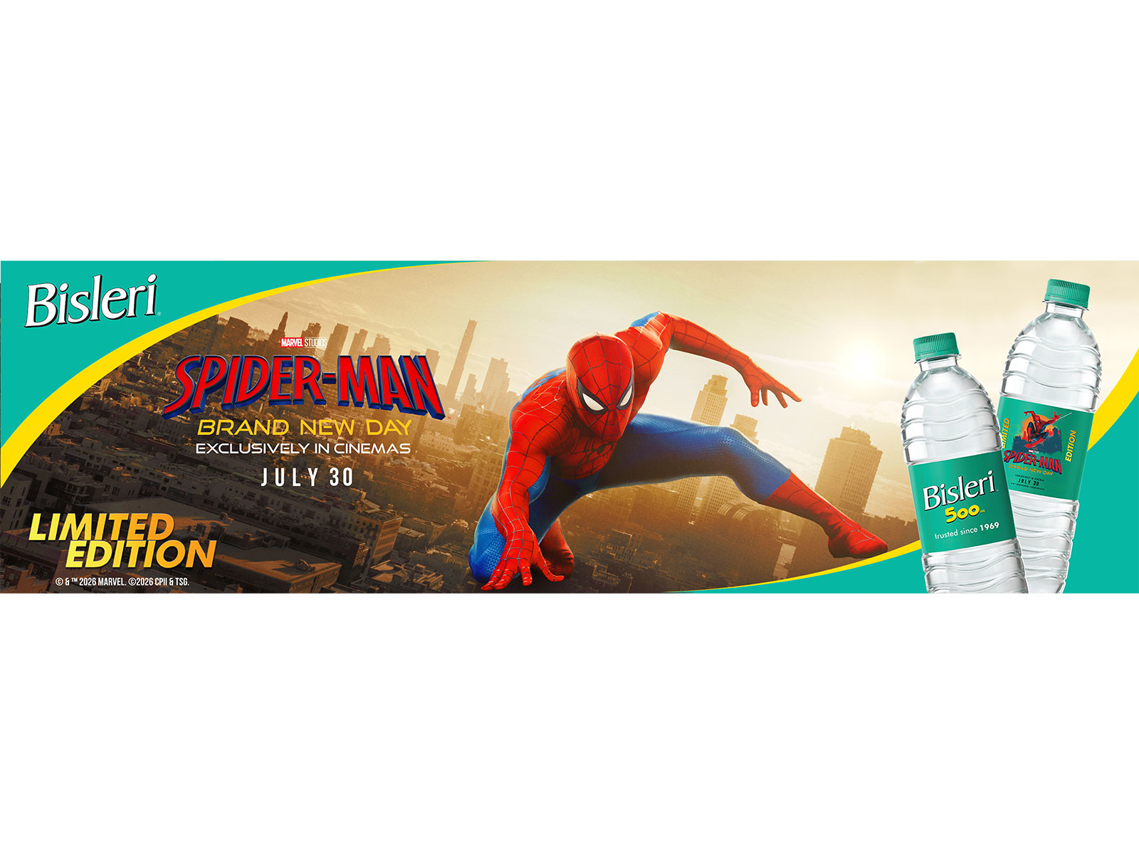 Bisleri Brings the Magic of Spider-Man: Brand New Day to Consumers with Limited-Edition Packs