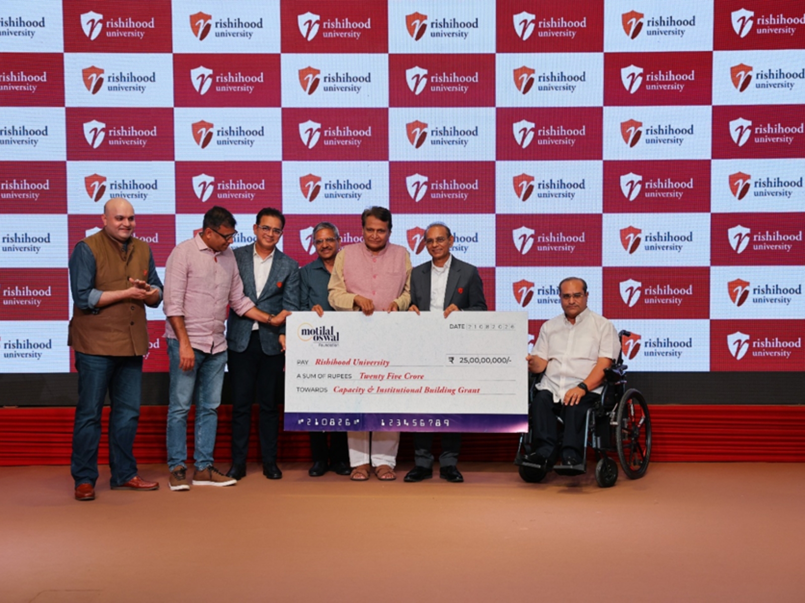Motilal Oswal Foundation commits Rs 25 Crore to Rishihood University in first-of-its-kind Institution-Building grant