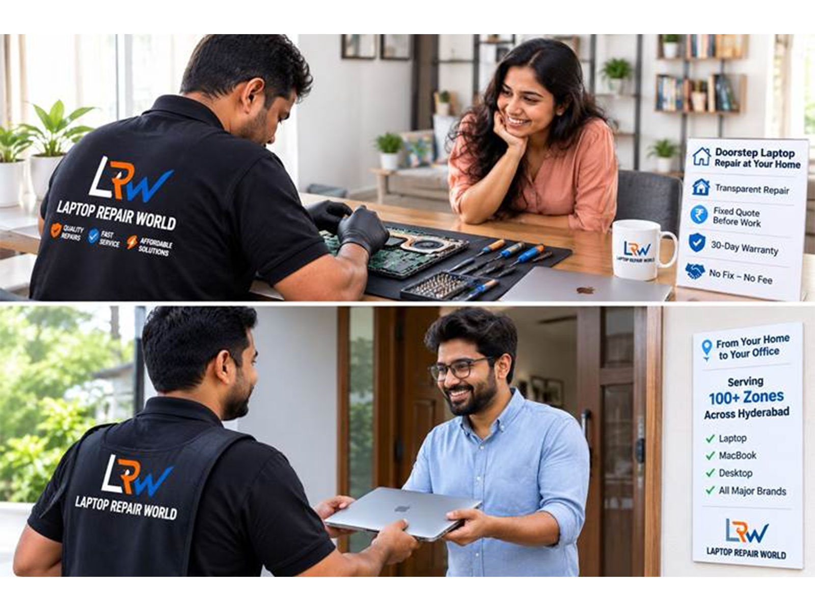 Laptop Repair World Highlights Customer Response After Doorstep Expansion to 100+ Hyderabad Zones