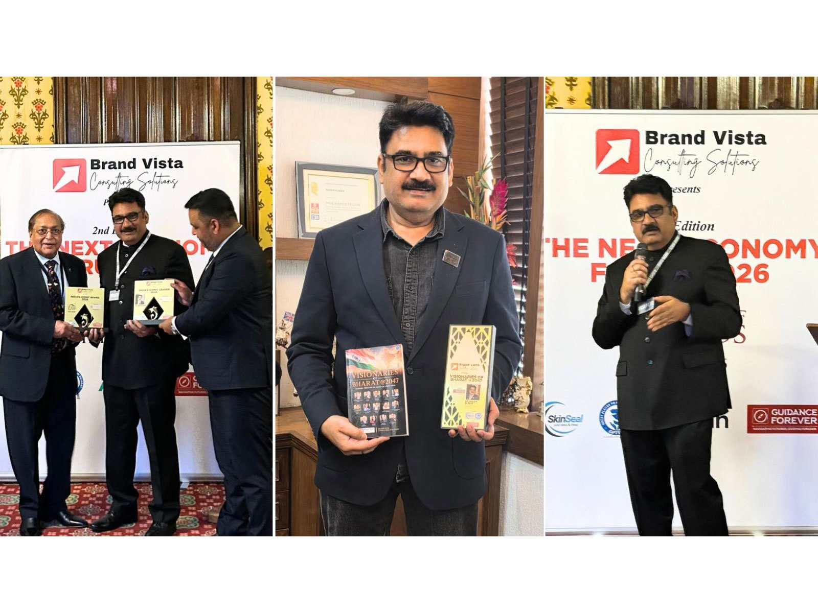 Dr. Roger Kumar Honoured as "India's Iconic Brand & Leader 2026" at The Next Economy Forum 2026