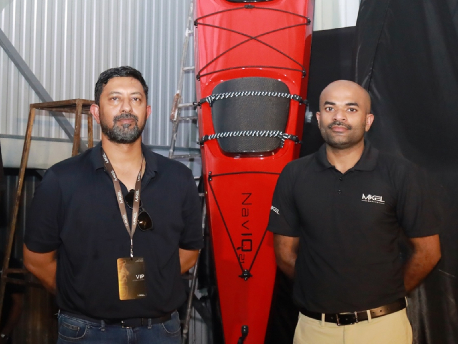 Left to Right: Abhilash Tomy NM (Retd) and Jose Babu Maliakel, Founder-CEO of MKEL