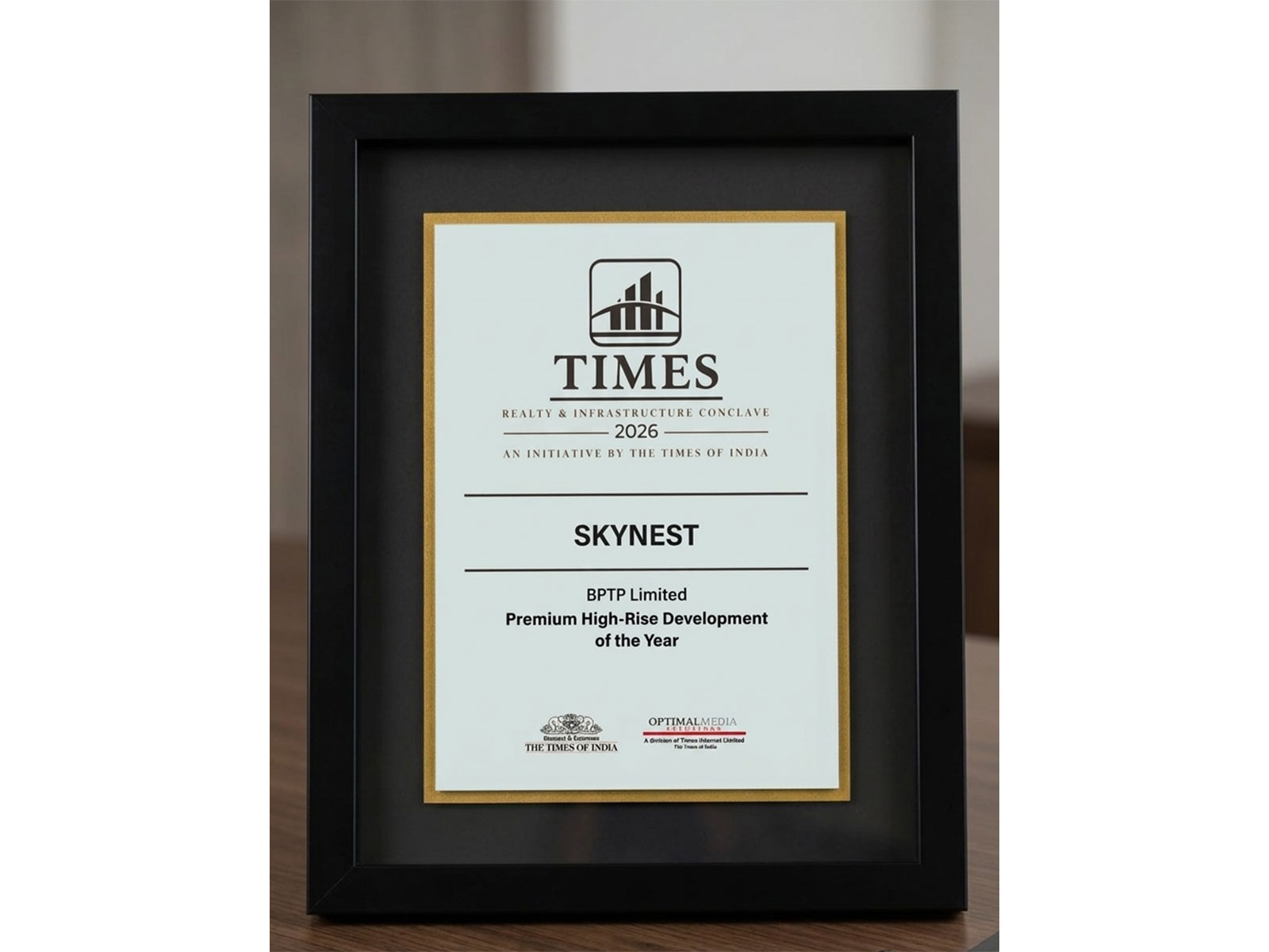 BPTP Skynest Bags 'Premium High-Rise Development of the Year' at Times Realty & Infrastructure Conclave 2026