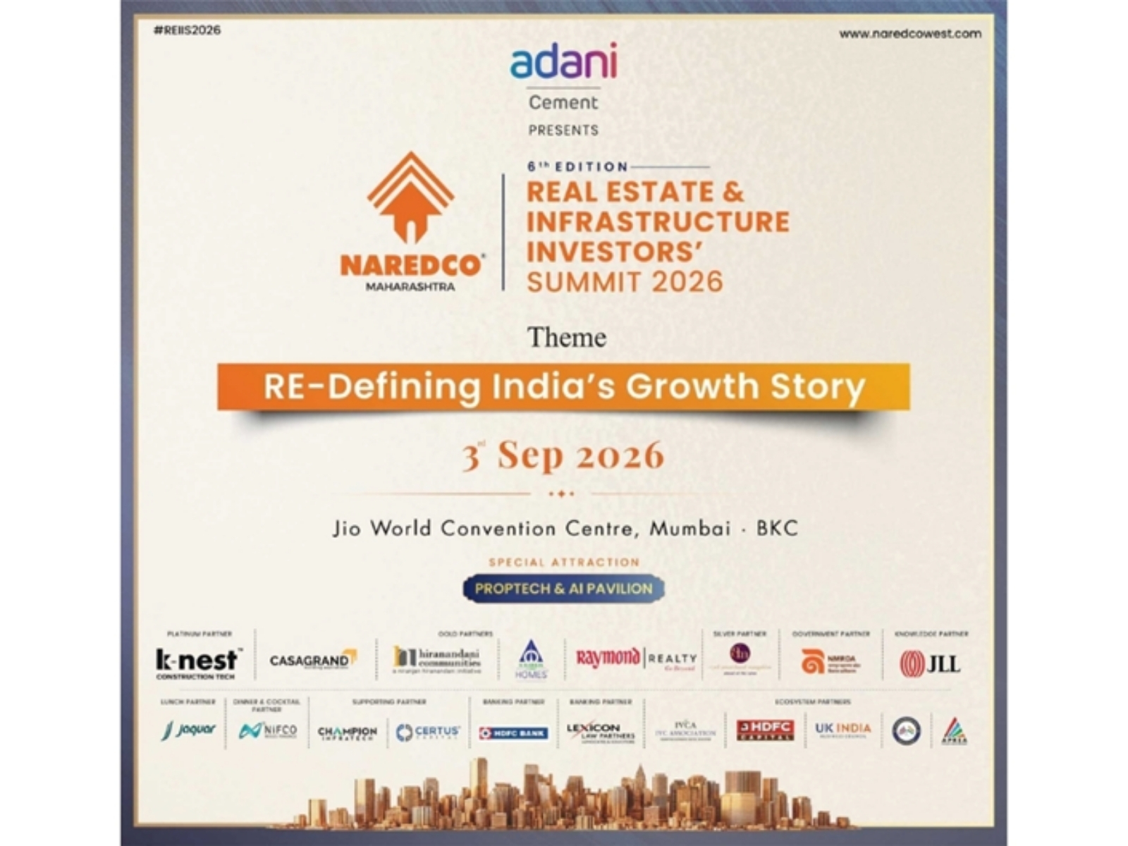 NAREDCO Maharashtra to advocate for Rs. 10,000 crore investment in Indian real estate