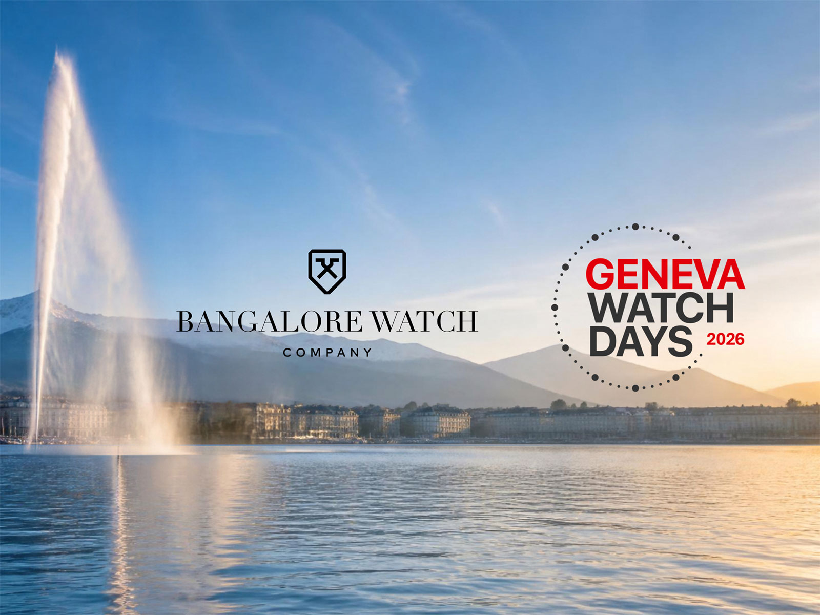 Bangalore Watch Company x Geneva Watch Days