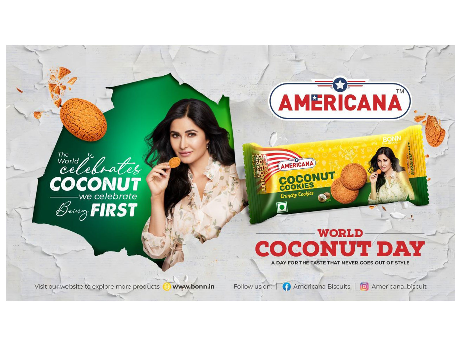 From the Original to the Most Loved, Americana Celebrated World Coconut Day with the Crunch Of India - Coconut Cookies 