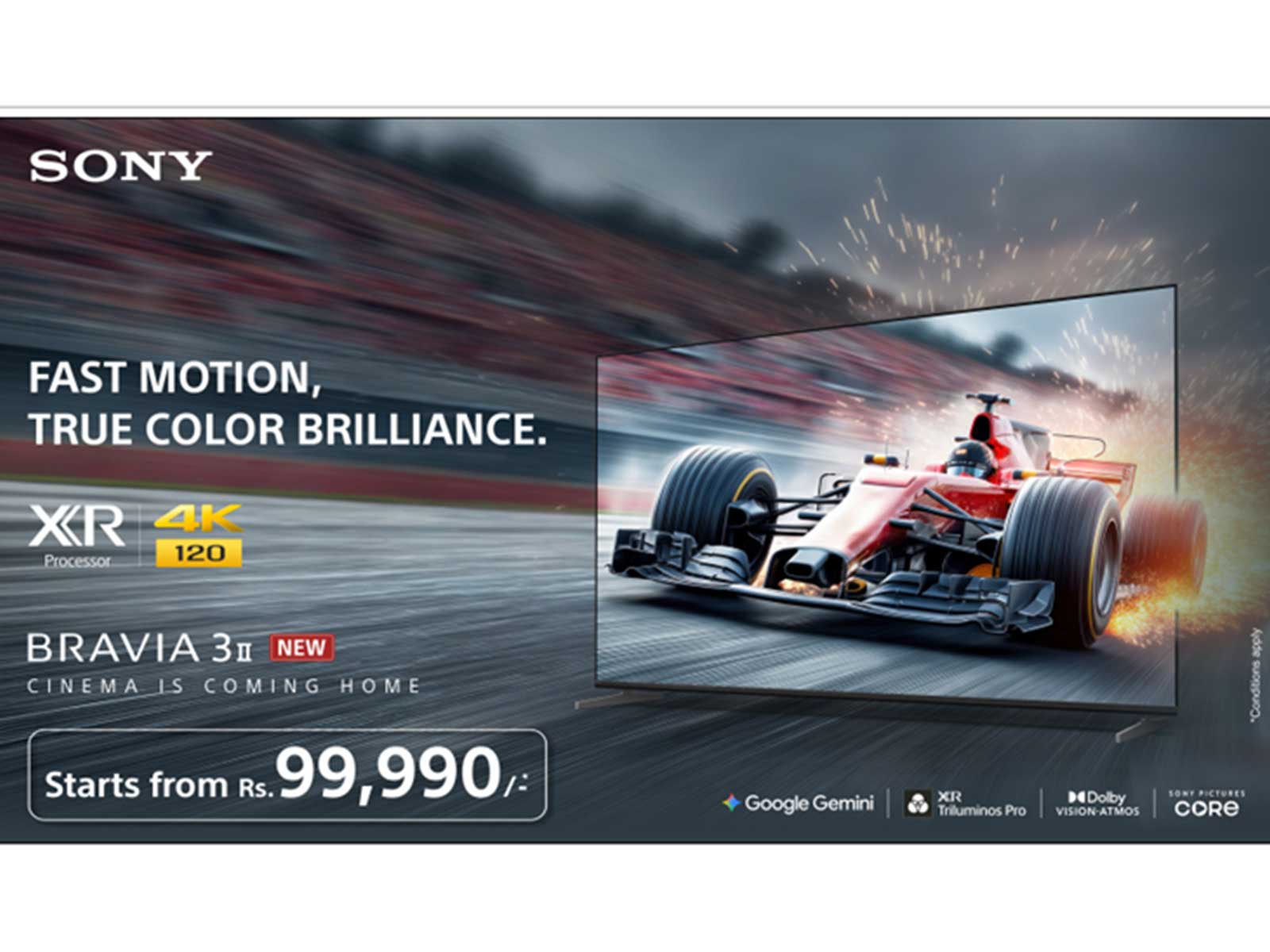Sony Introduces BRAVIA 3II with XR Processor and 120Hz Refresh Rate, Elevating the BRAVIA 3 Series into a New Era of Intelligent Picture Performance