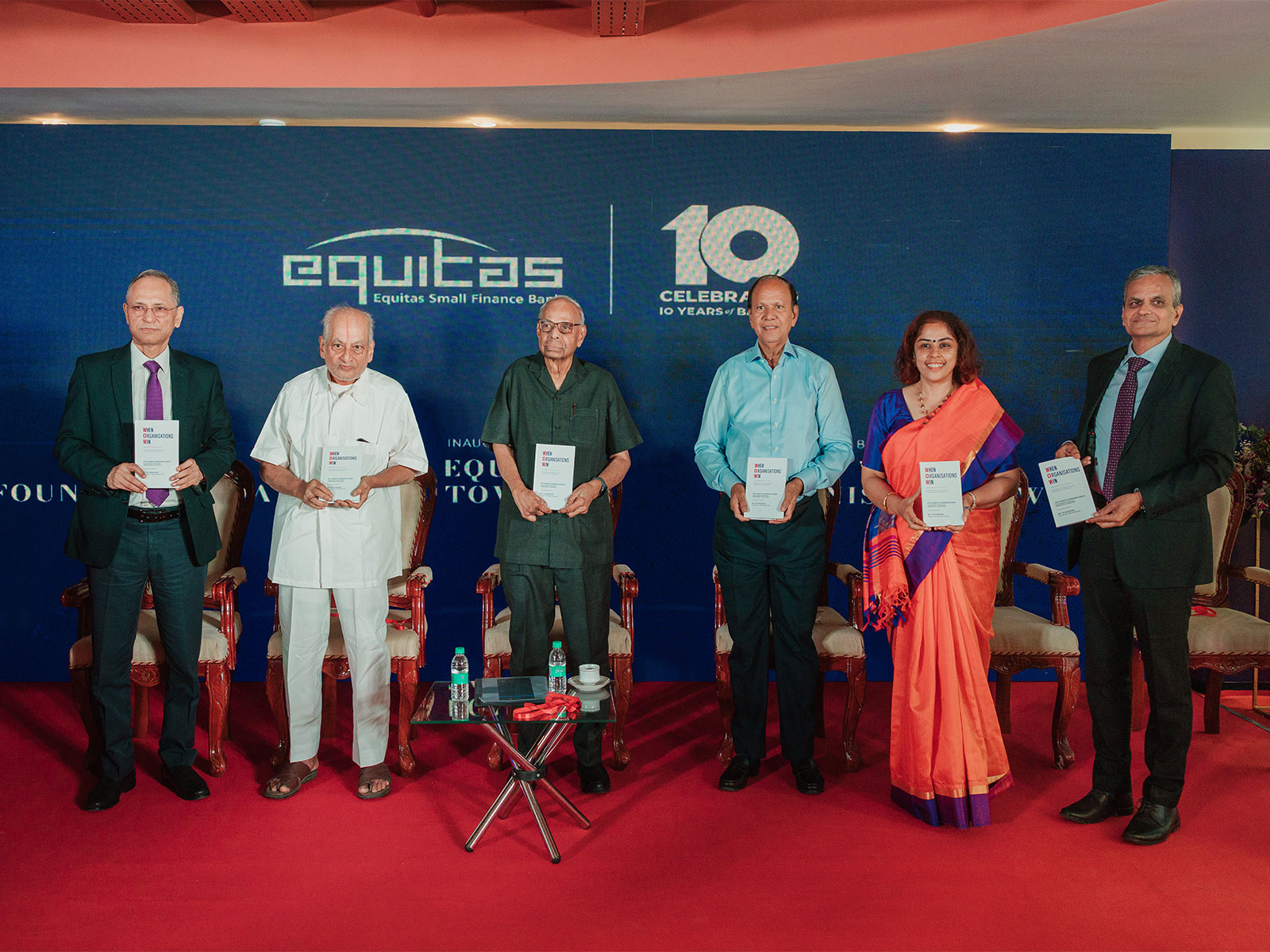 Equitas Small Finance Bank launched the book ‘When Organisations Win’ today (7 September 2026) at Equitas Towers, Chennai