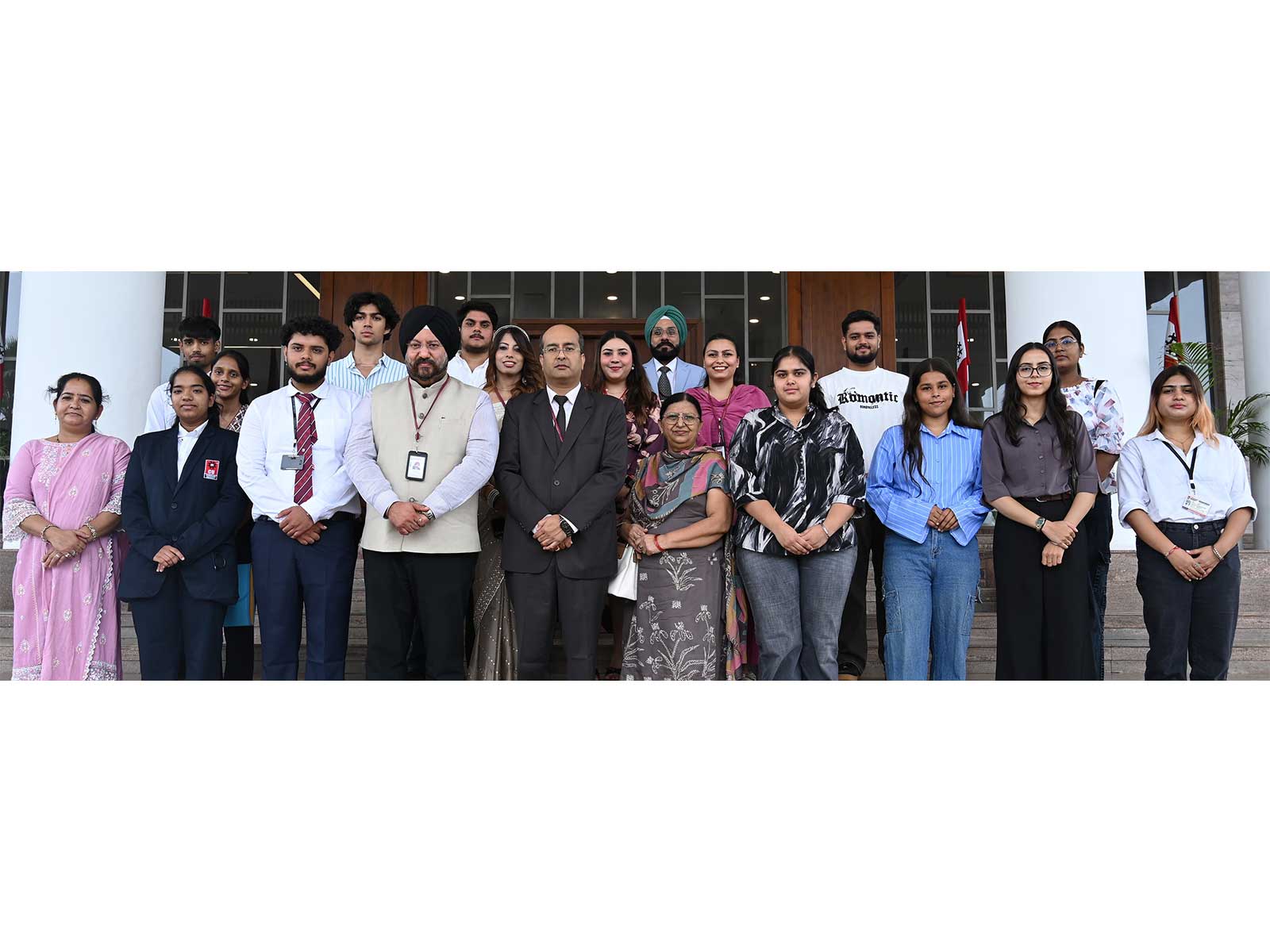 Chandigarh University Management Officials along with the students going to study at leading Universities across the UK, Canada, Germany & France.