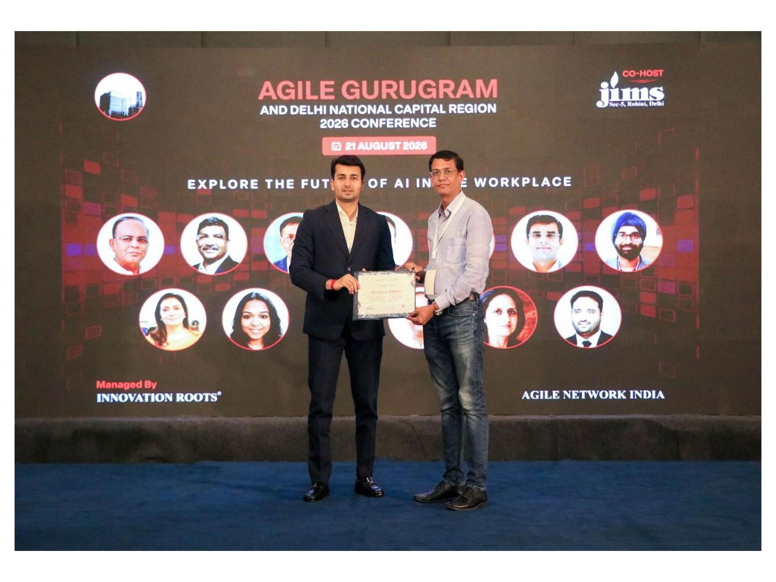 JIMS Rohini Co-Hosts Agile Gurugram & Delhi NCR 2026 Conference, Spotlighting AI's Impact on Workplaces and Careers
