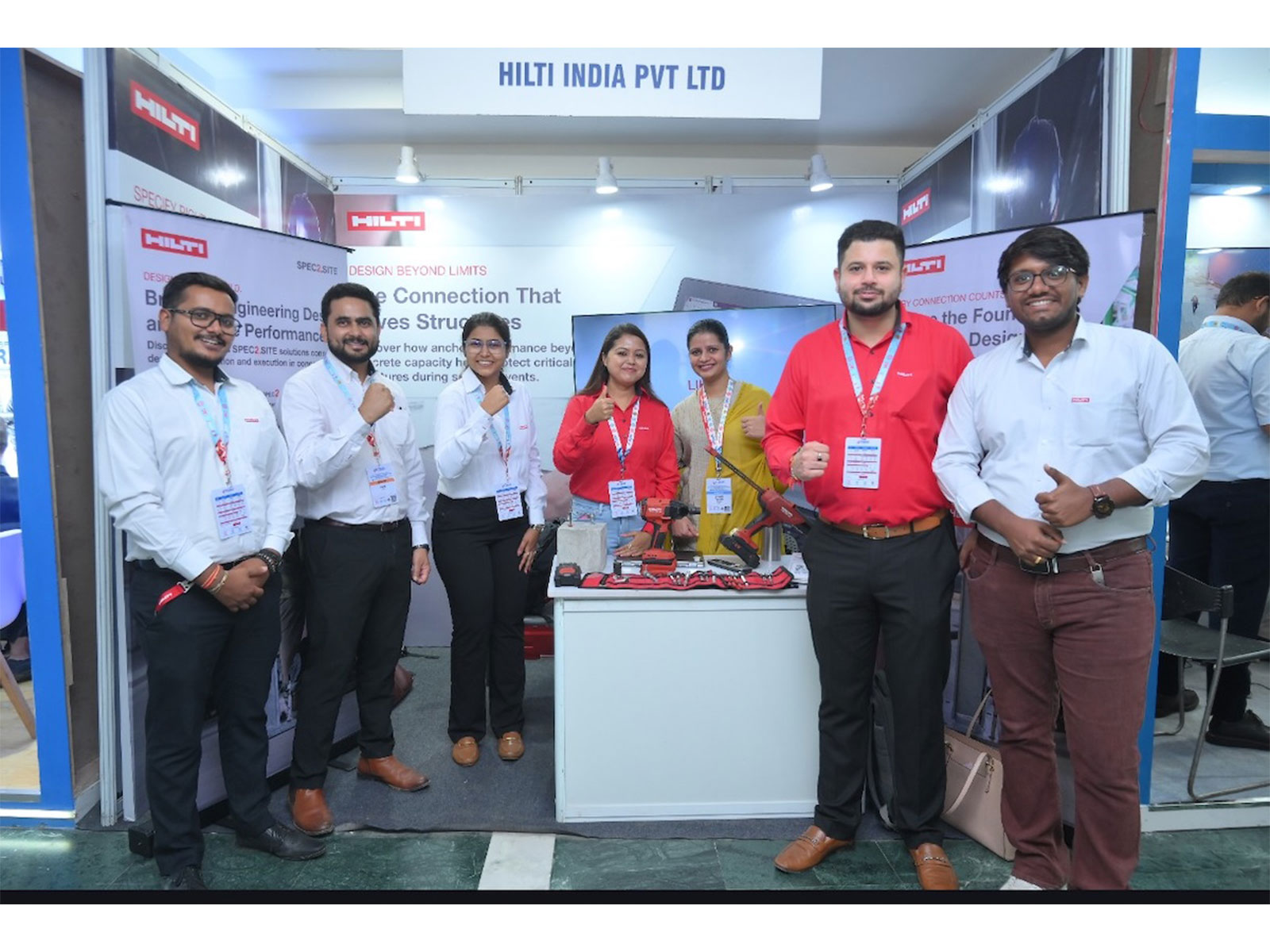Hilti India team at STESSA 2026